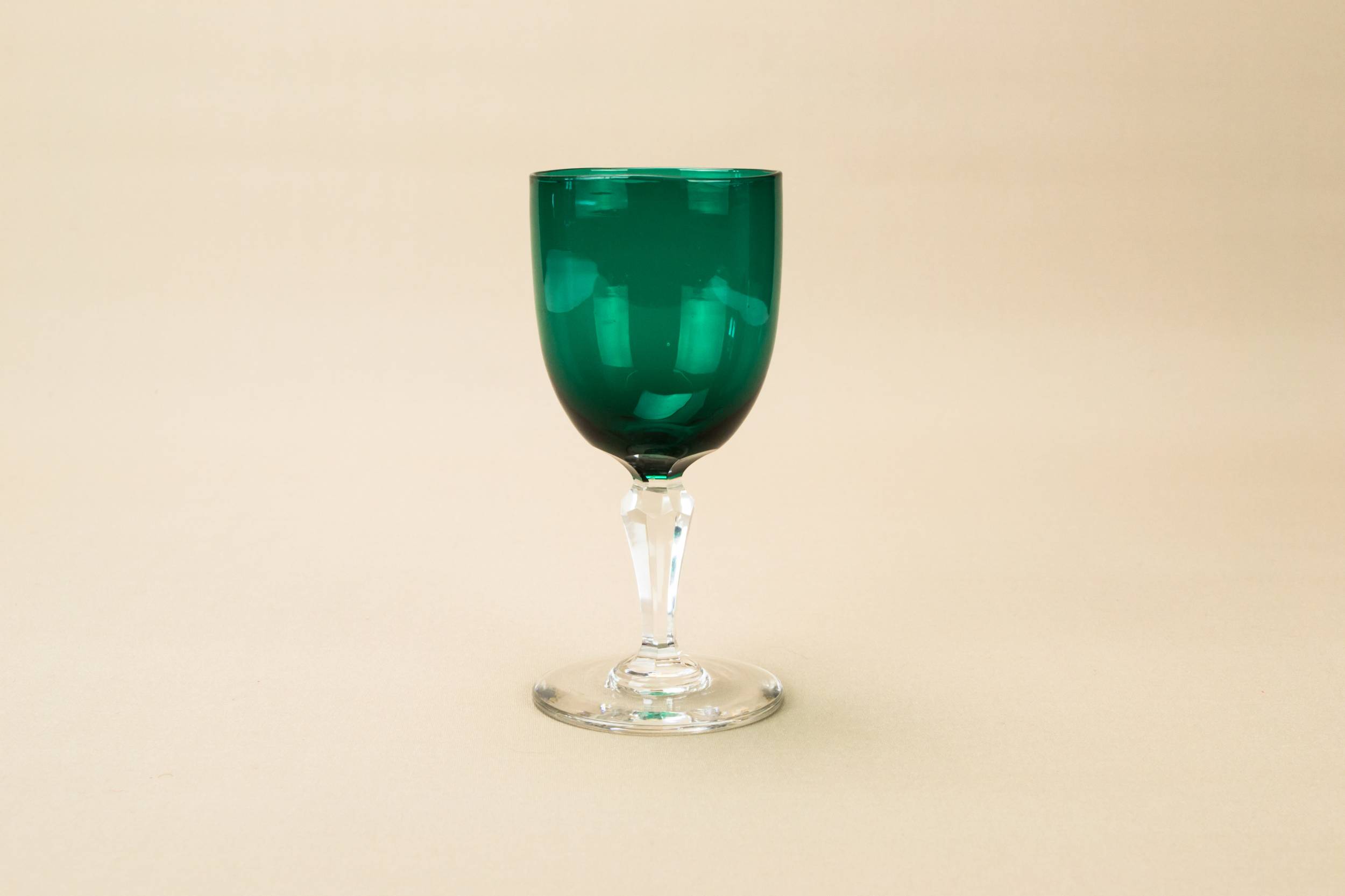 Green Antique 0.2 — Green dessert wine glass