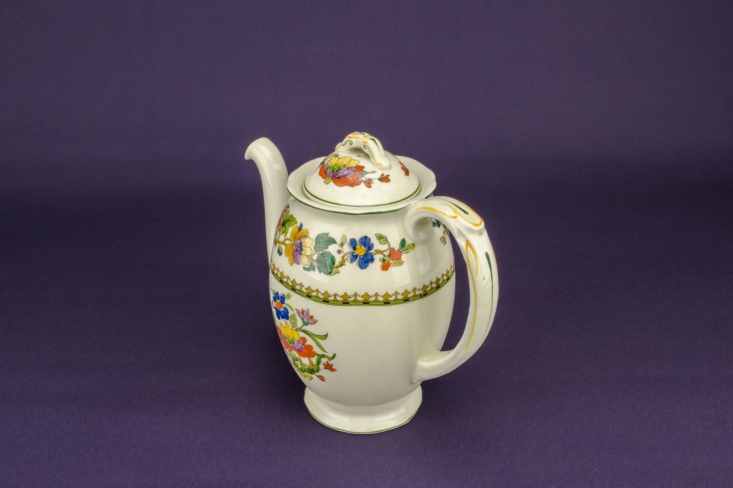 Settings Red and — Art Deco coffee set for 6 1