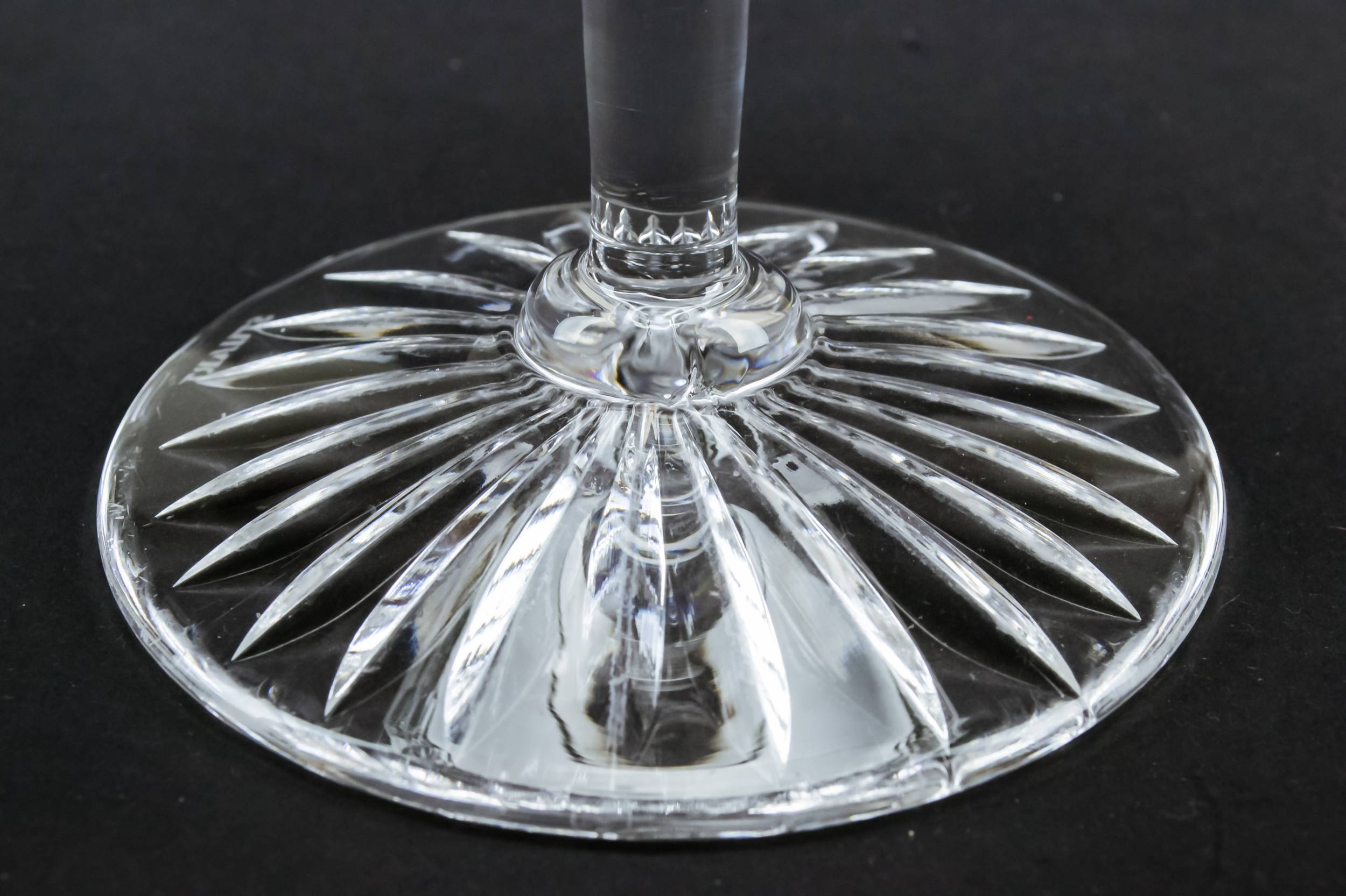Retro Glass 6.5'' — Small cut glass stem bowl 2