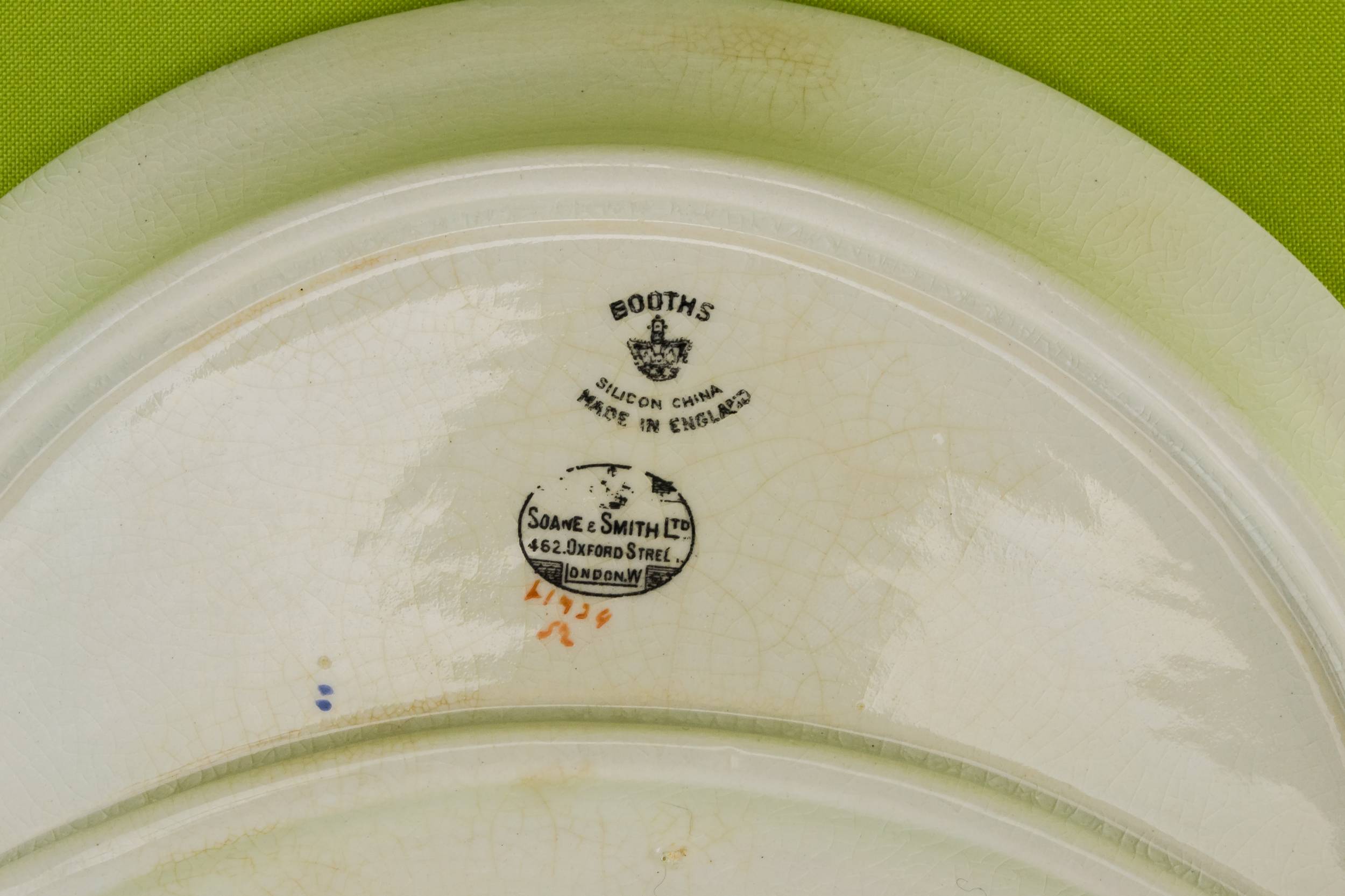 Beautiful Ceramic Floral — 6 crescent side dishes 3