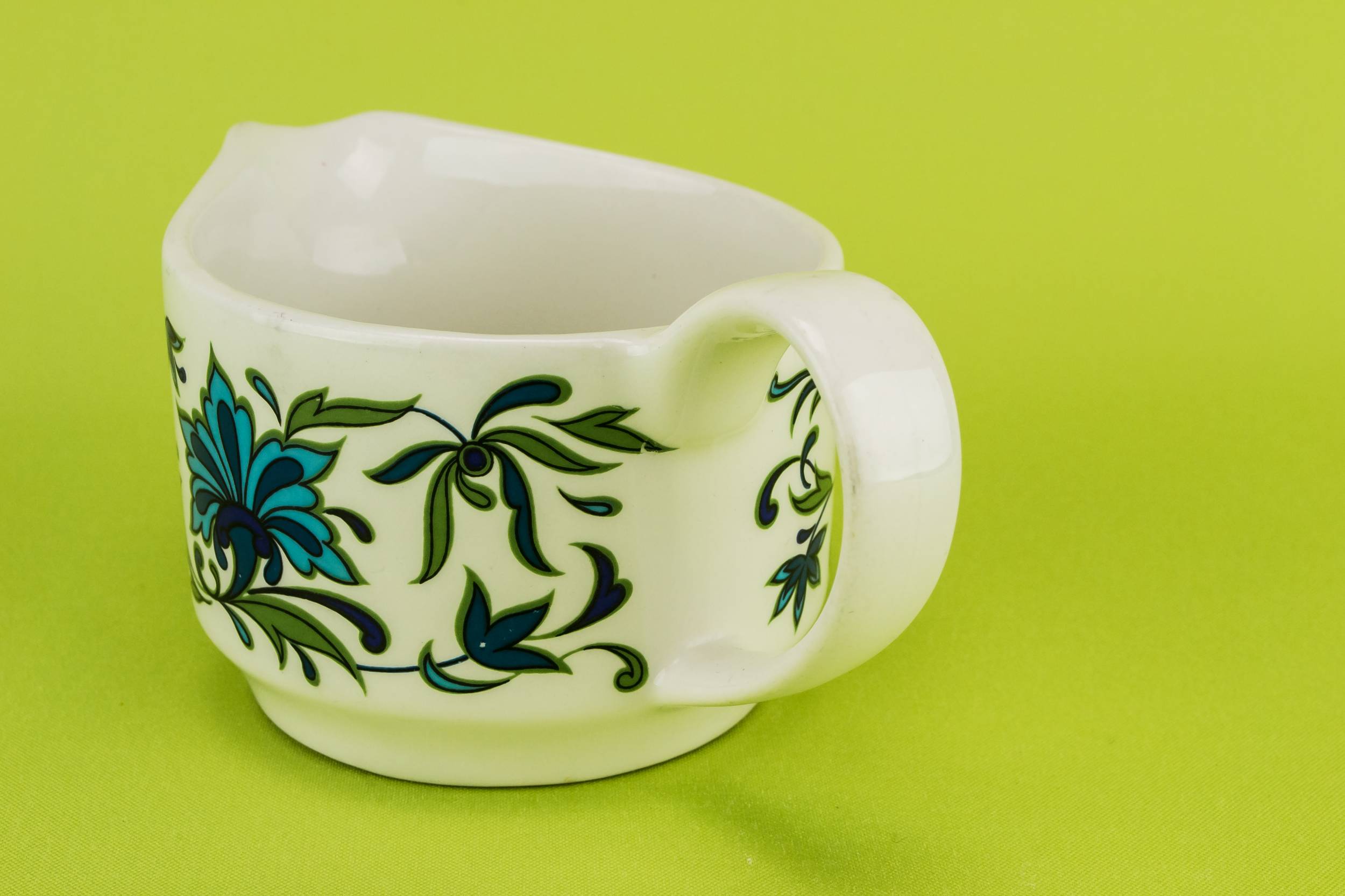 Modernist Vintage CREAMER — Spanish Garden milk jug 2