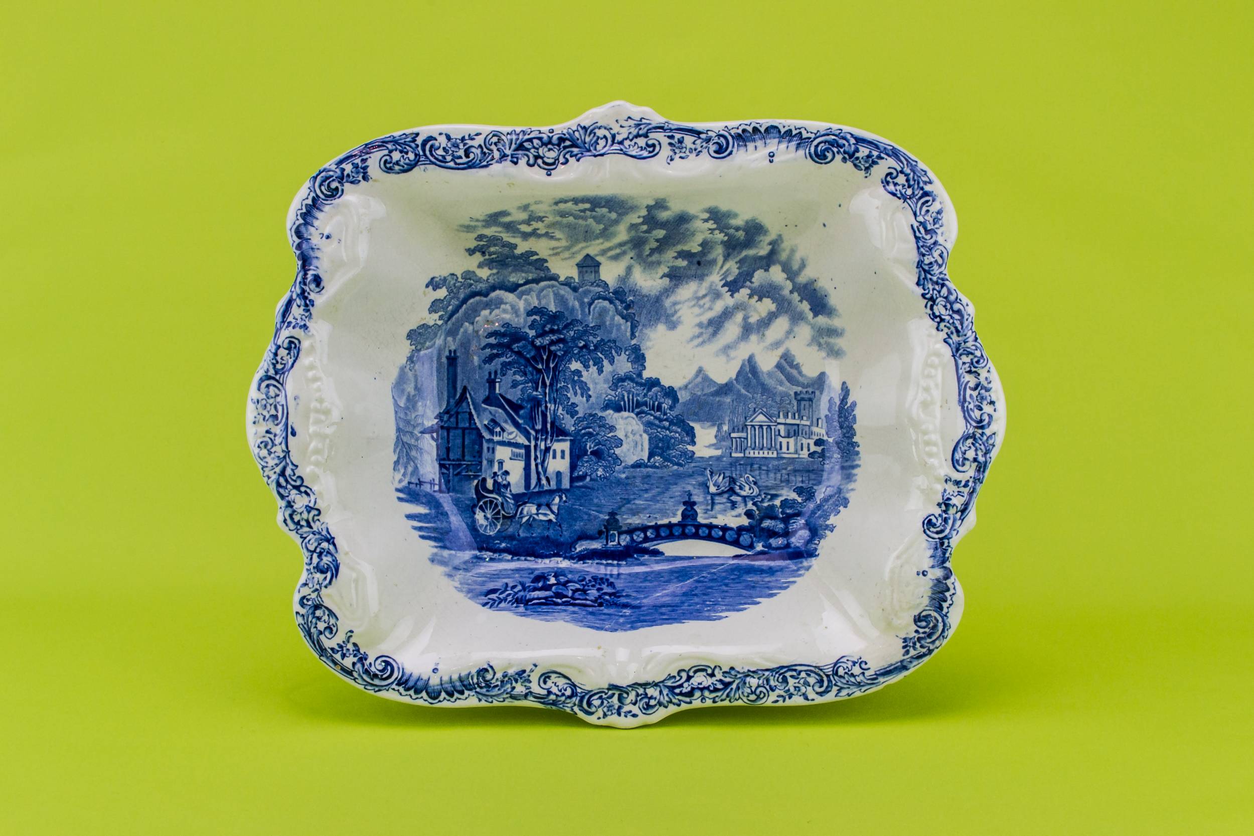 Blue And White — Blue and white serving bowl