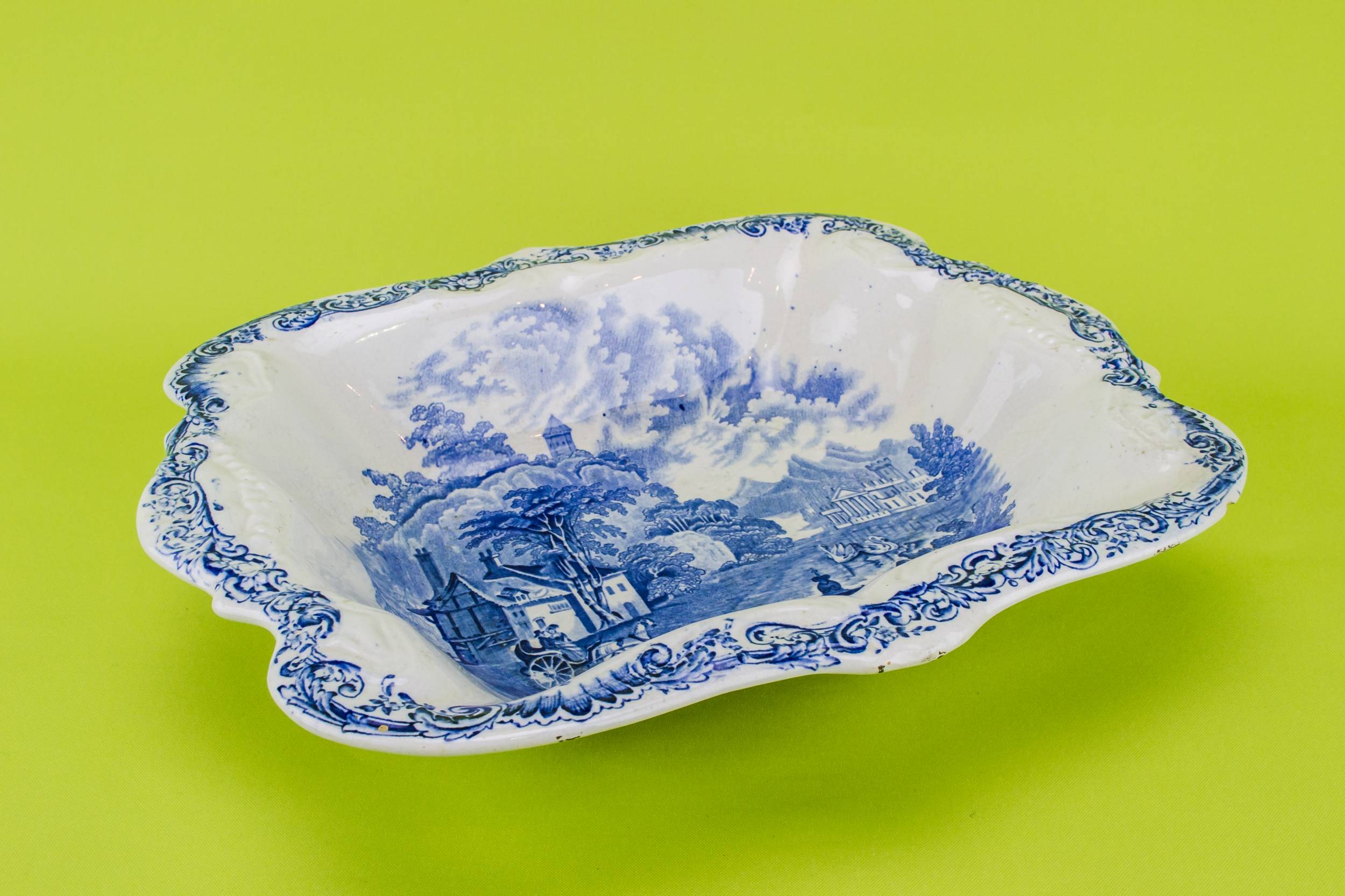 Blue And White — Blue and white serving bowl 1