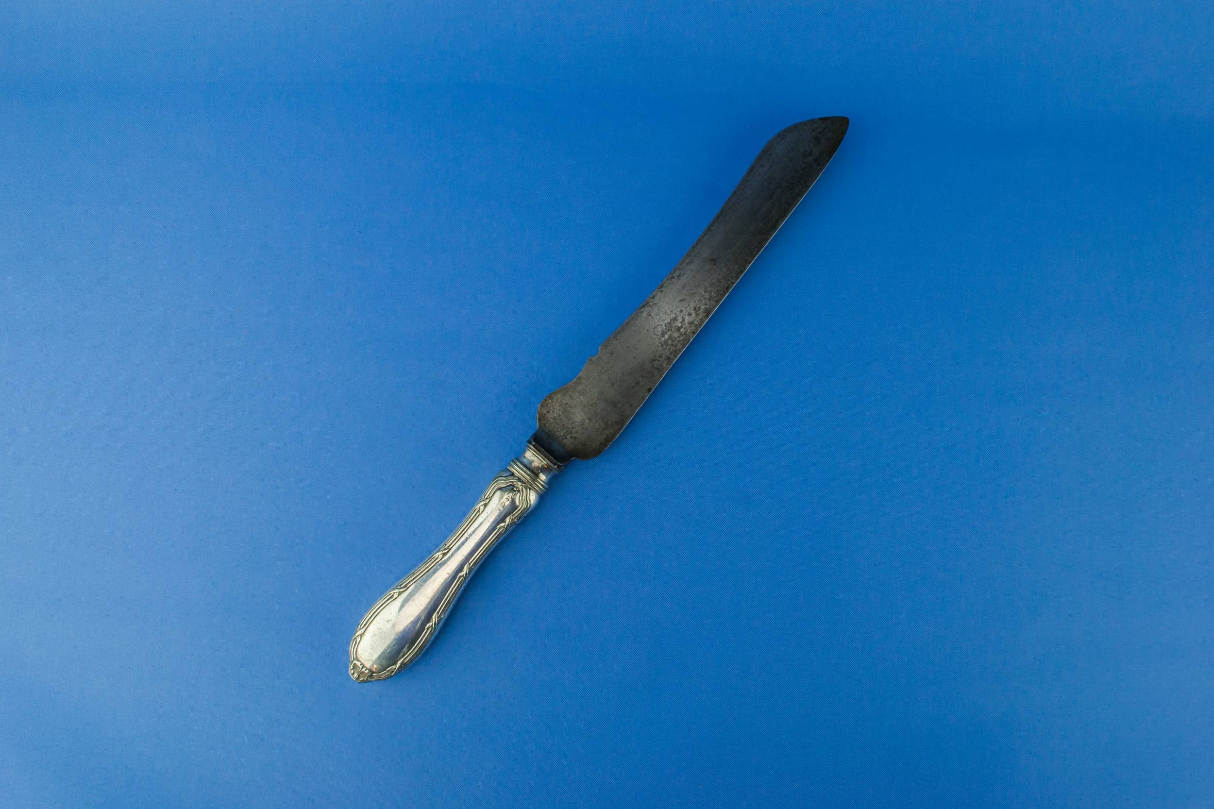 Antique Shabby Chic — Silver plated bread knife