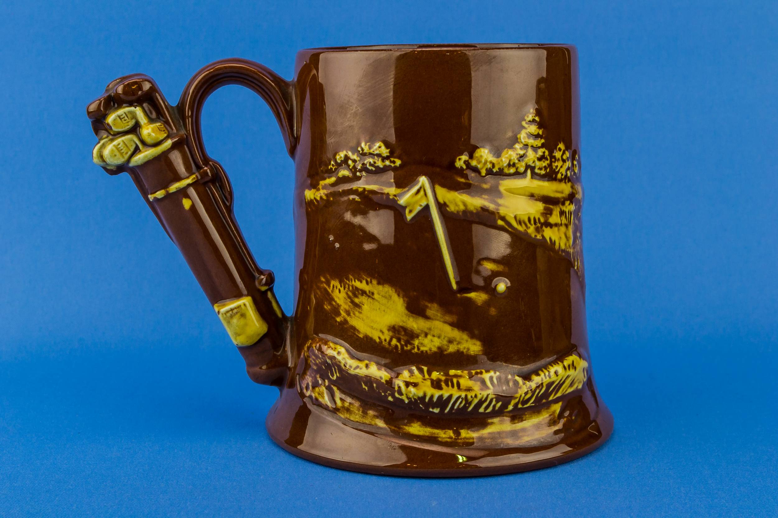 Brown Vintage Kitchen — Golf beer tankard 1