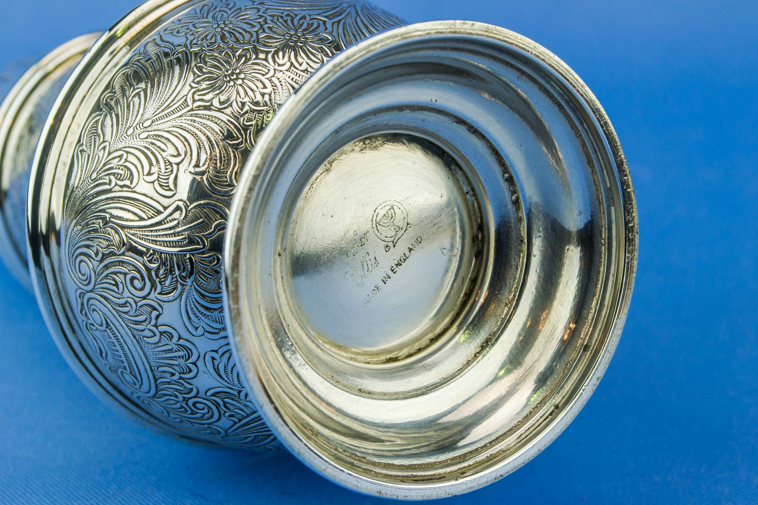 Classical Vintage Floral — Silver plated sugar caster 3