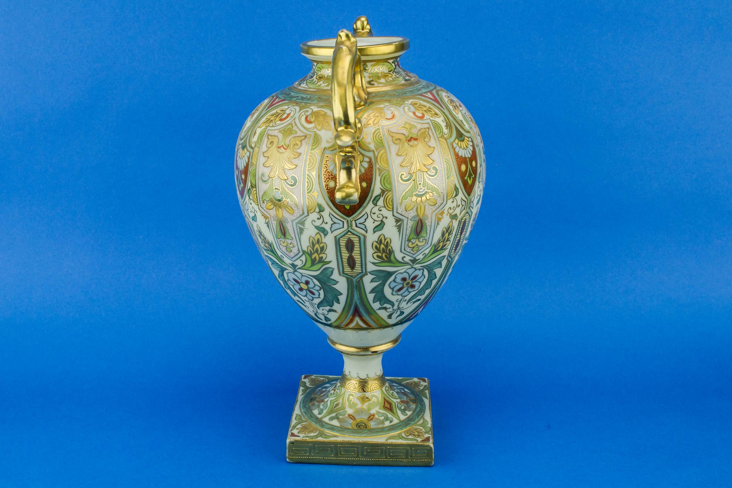 Porcelain Spectacular Noritake — Large Noritake vase 3