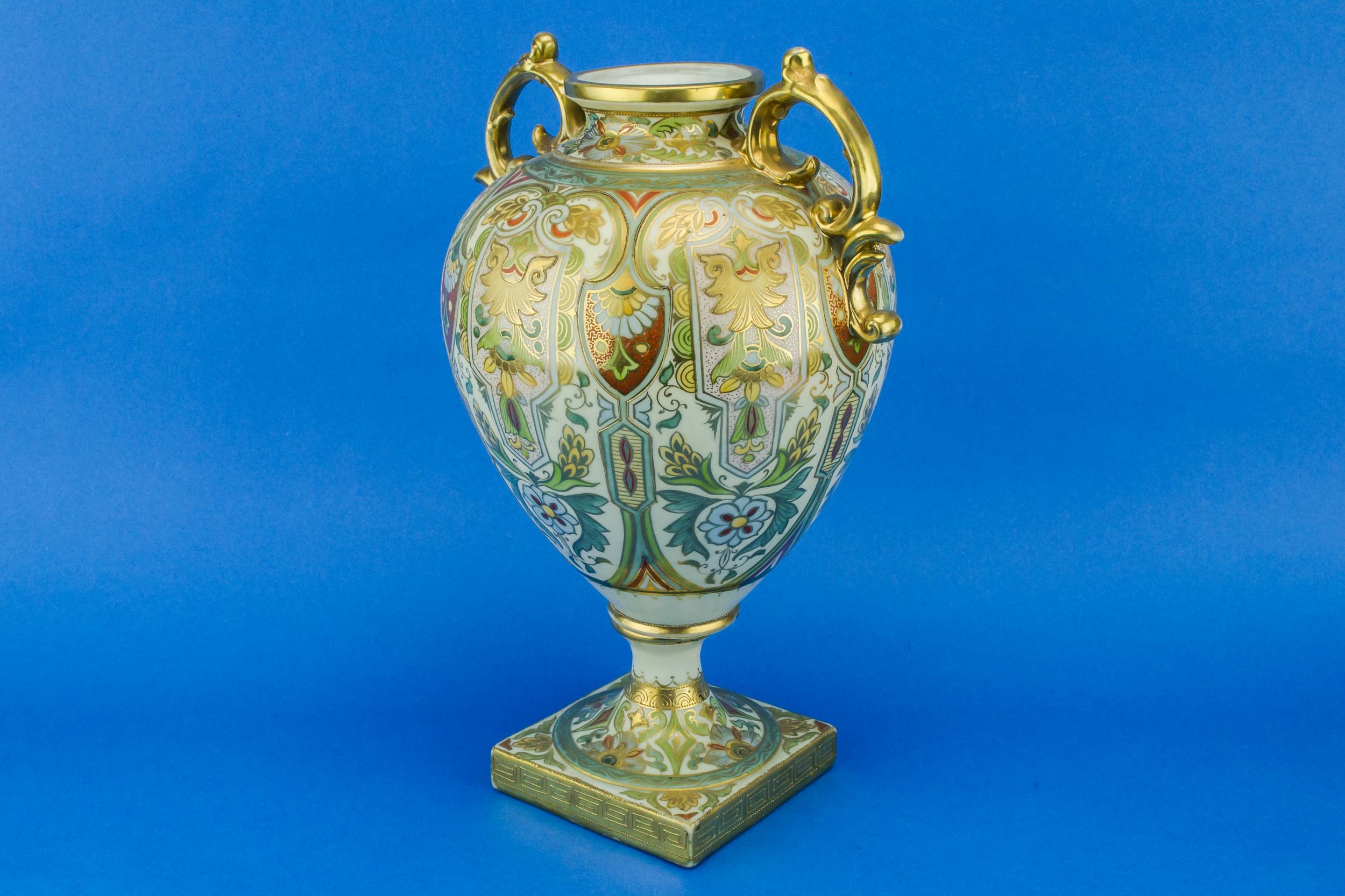 Porcelain Spectacular Noritake — Large Noritake vase 4
