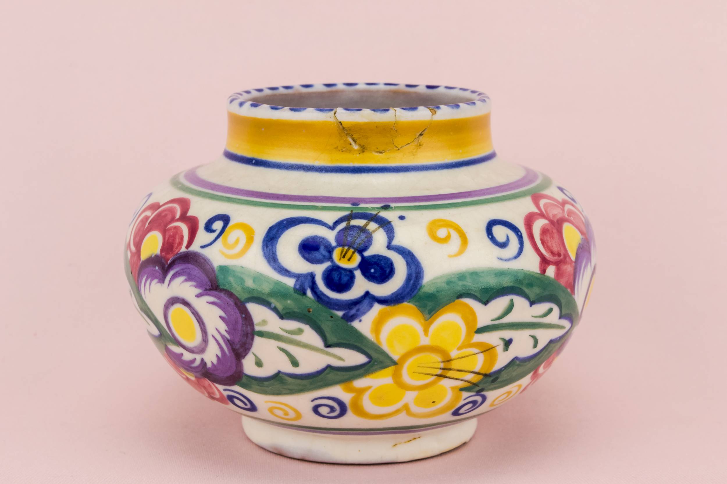 Art Deco Ceramic — Small floral vase 1