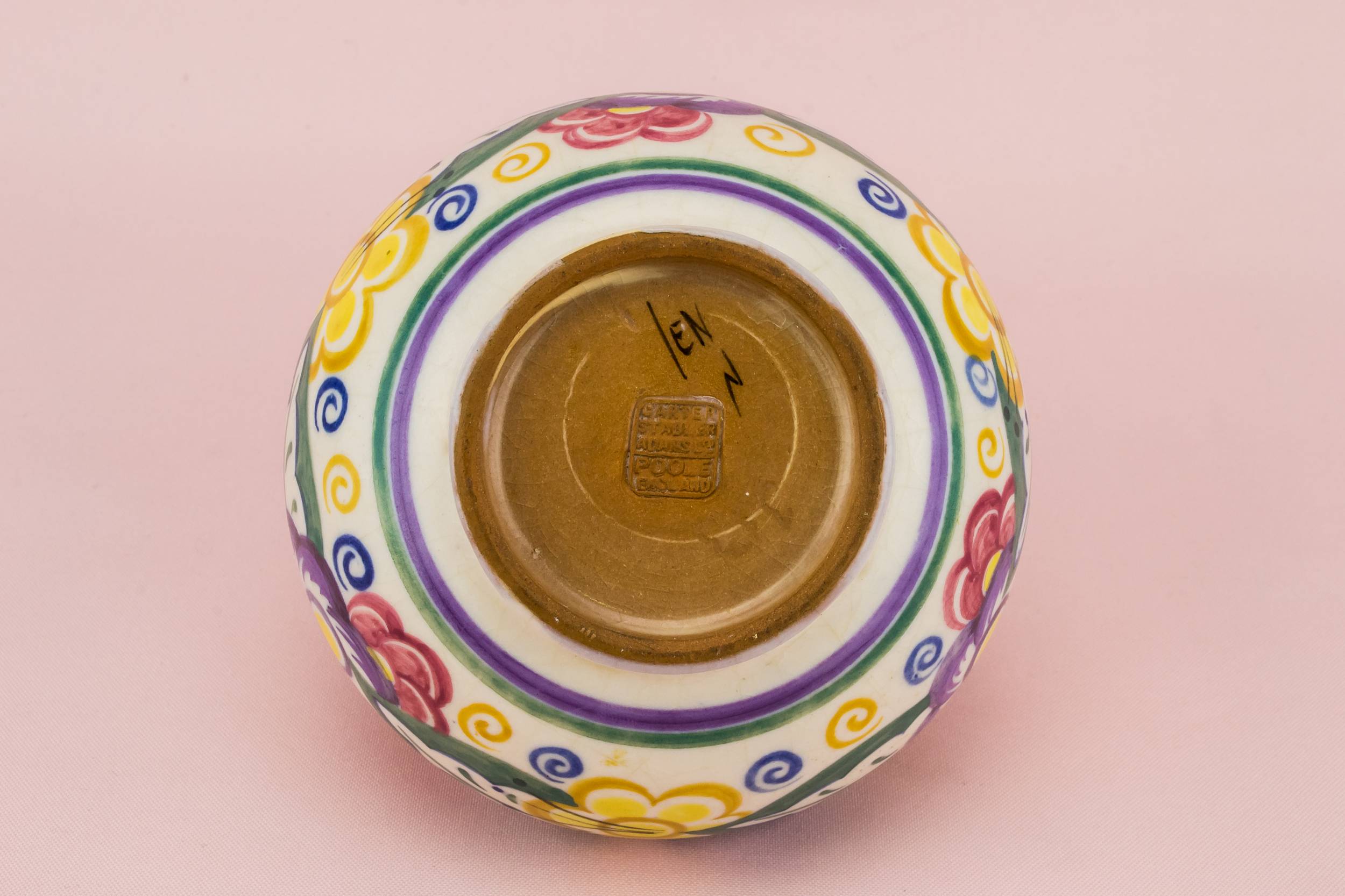 Art Deco Ceramic — Small floral vase 2