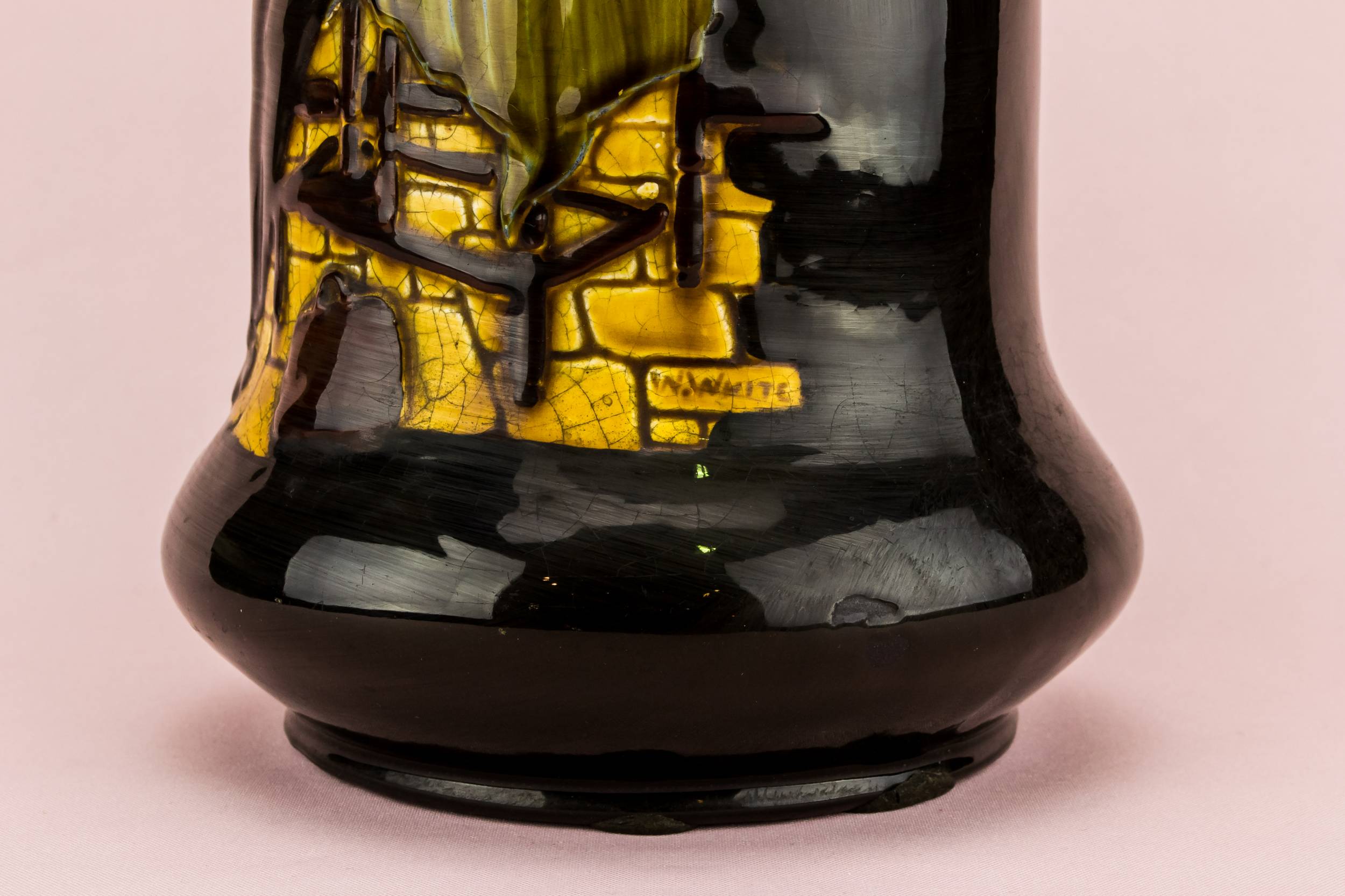 Antique Ceramic Figures — 2 Art Nouveau large vases 4