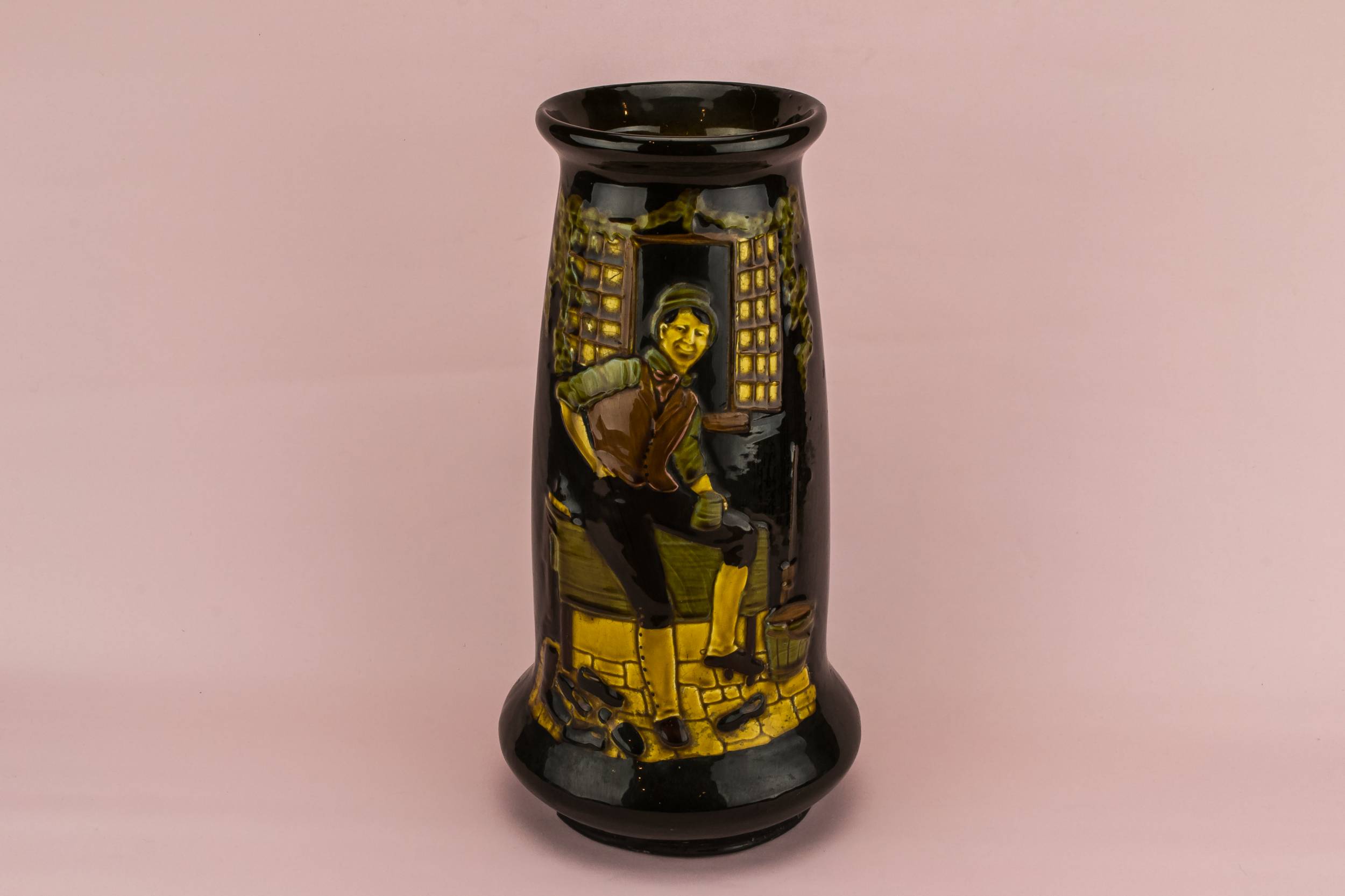 Antique Ceramic Figures — 2 Art Nouveau large vases 2