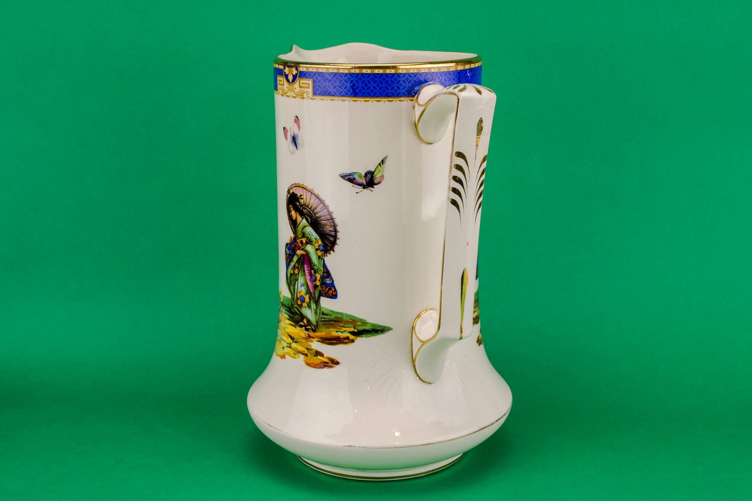 Spectacular Vintage BOWLS — Water jug and basin 5
