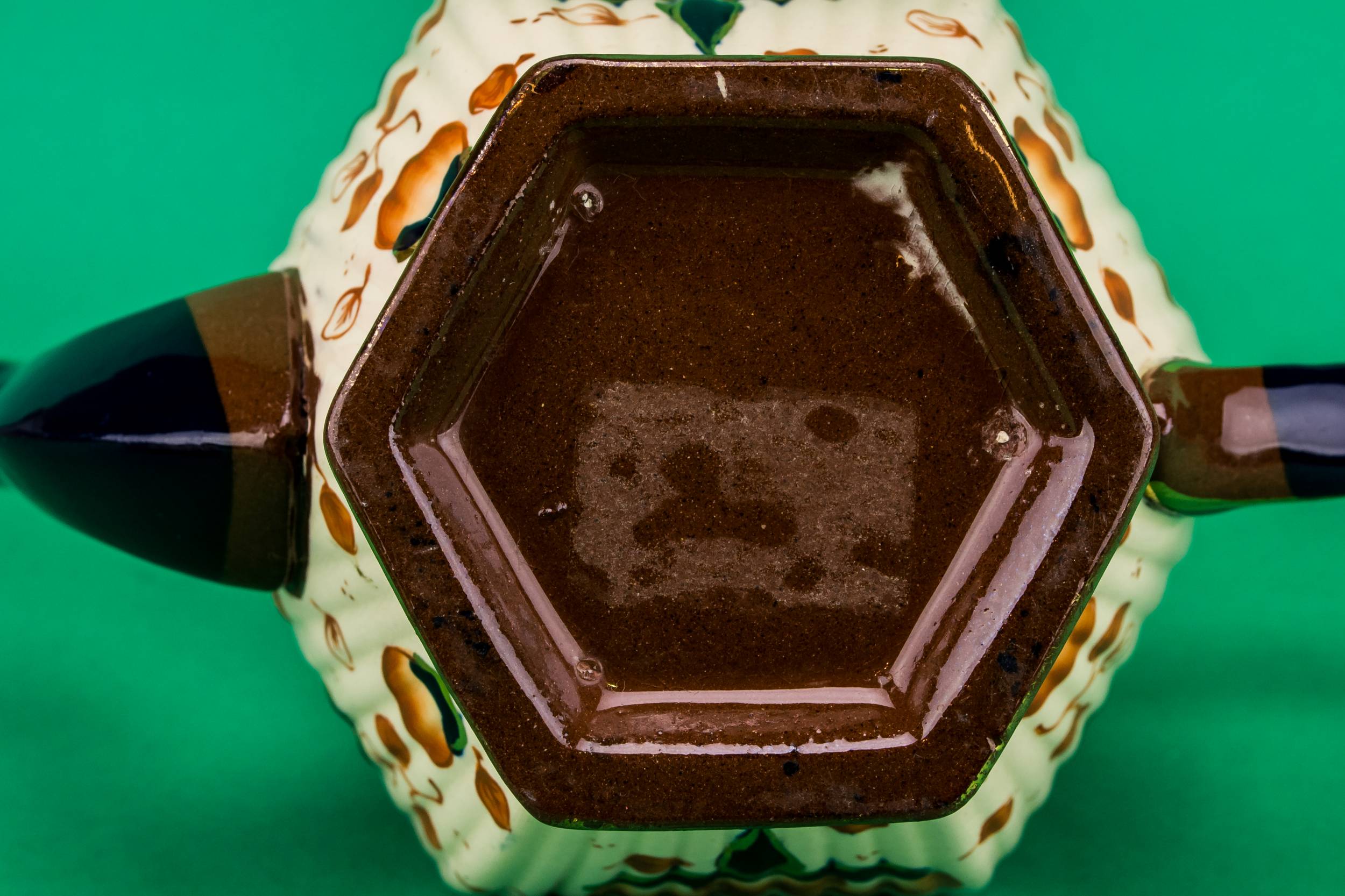Bold Vintage Ceramic — Large Gaudy Welsh teapot 5
