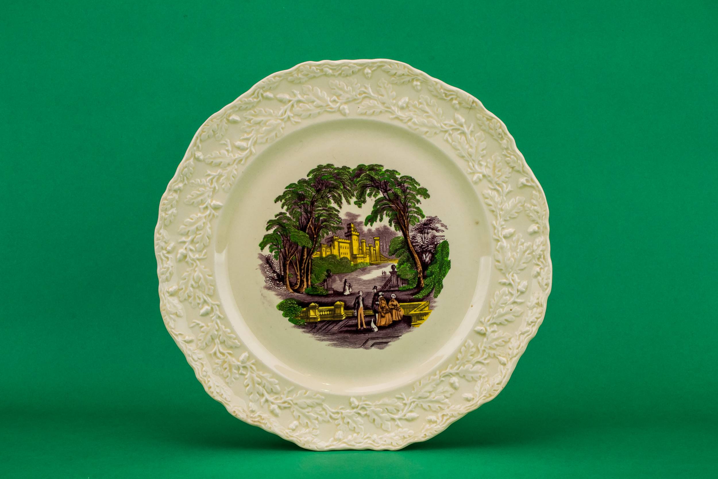 Elegant Vintage Landscape — Cake serving plate