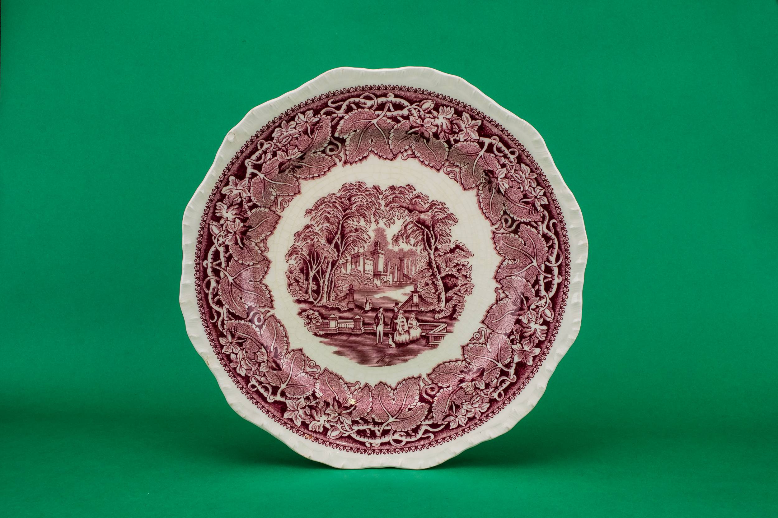 Ceramic Traditional Masons — Mason's cake serving plate