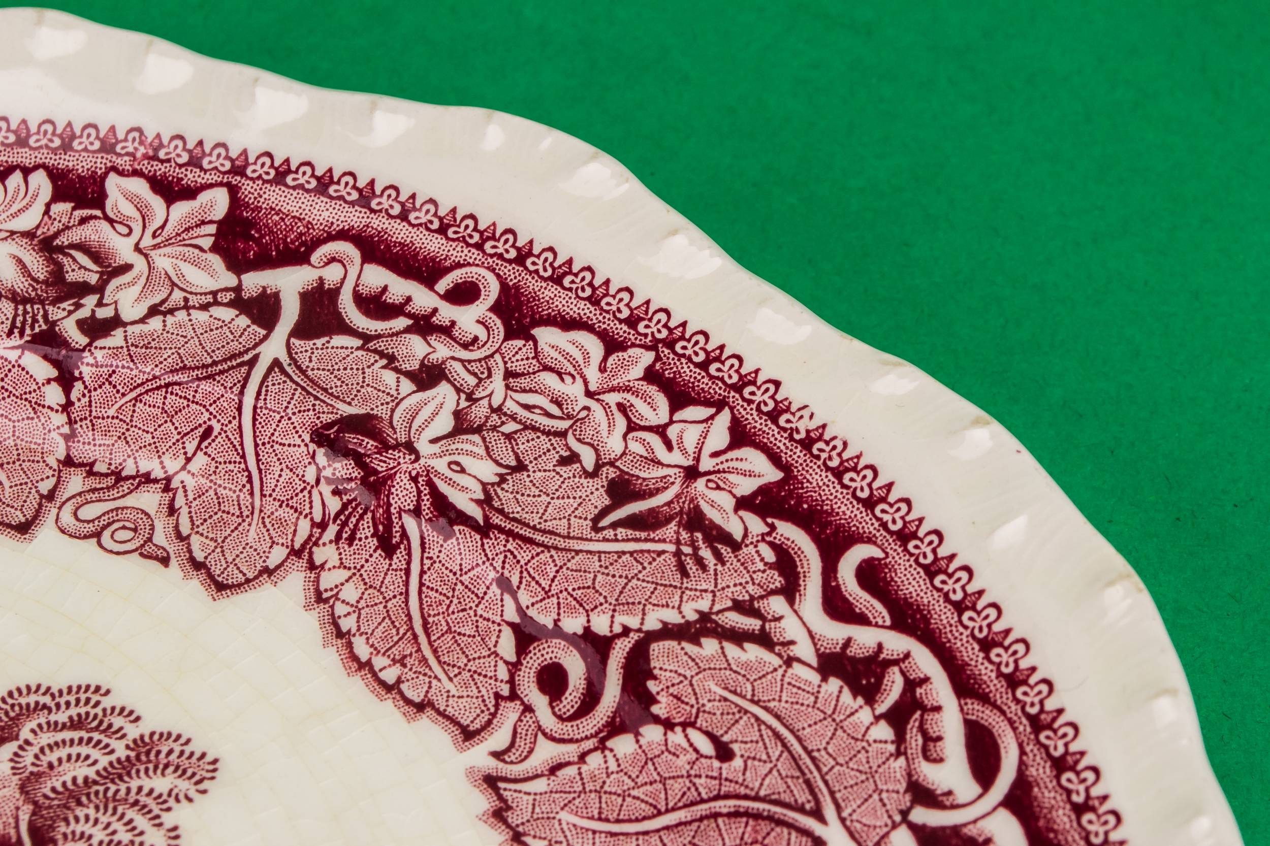 Ceramic Traditional Masons — Mason's cake serving plate 1