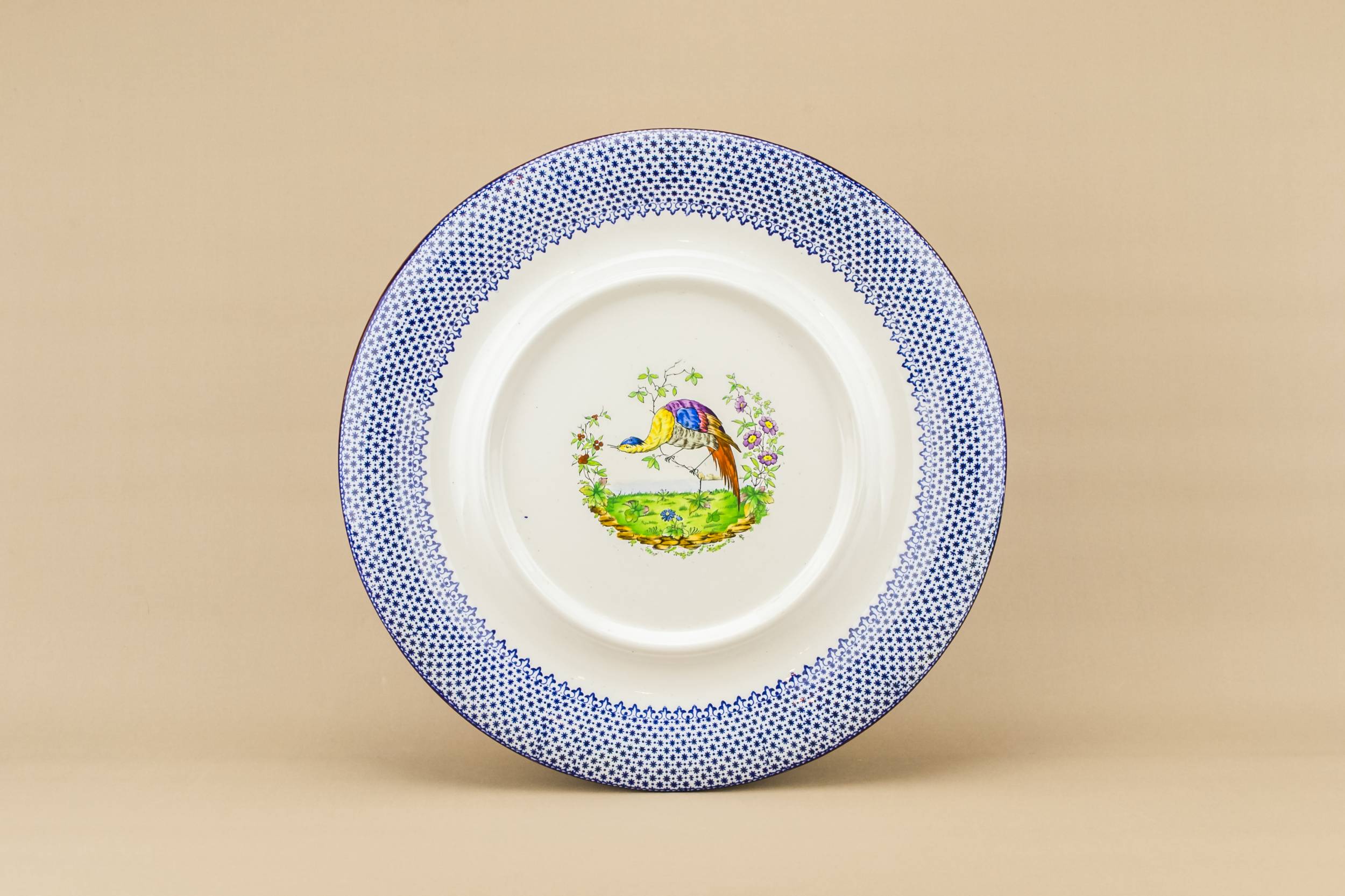 Blue And White — Large bowl platter