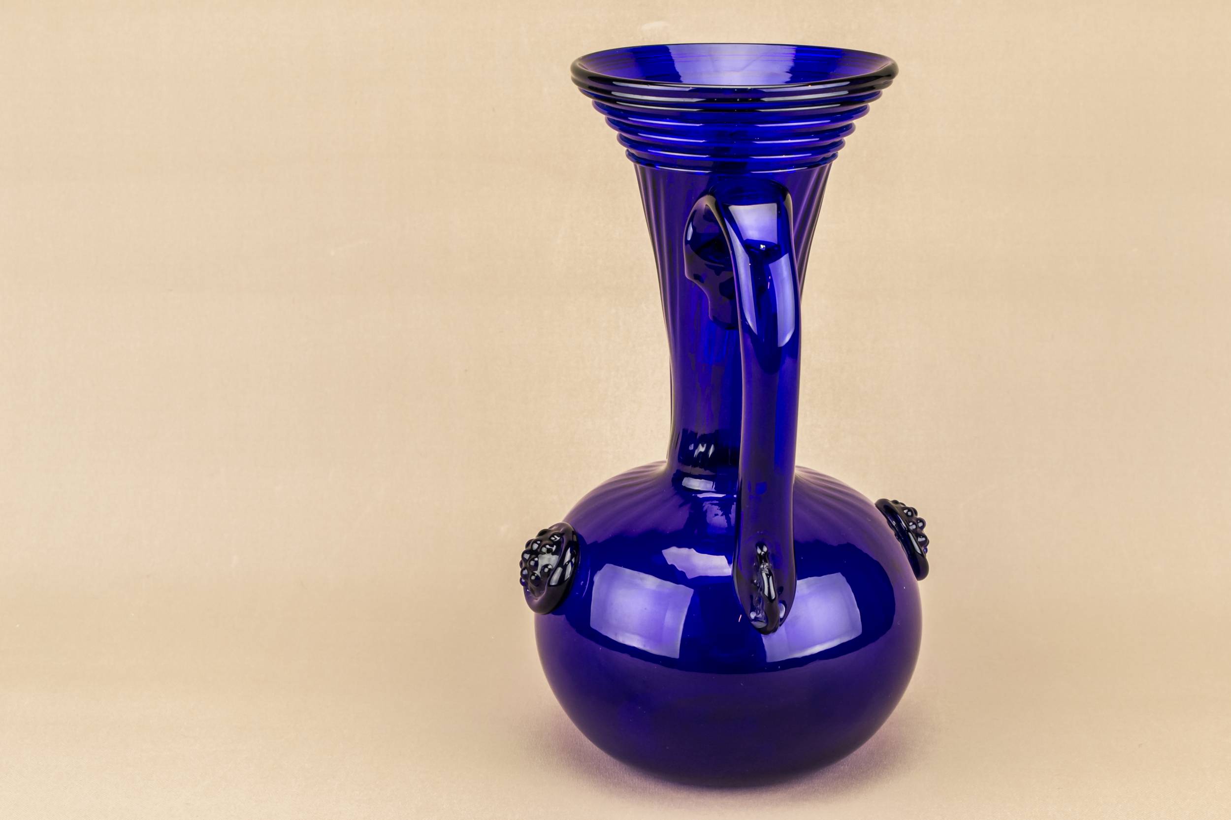 Attractive Glass Small — Blue glass vase 2