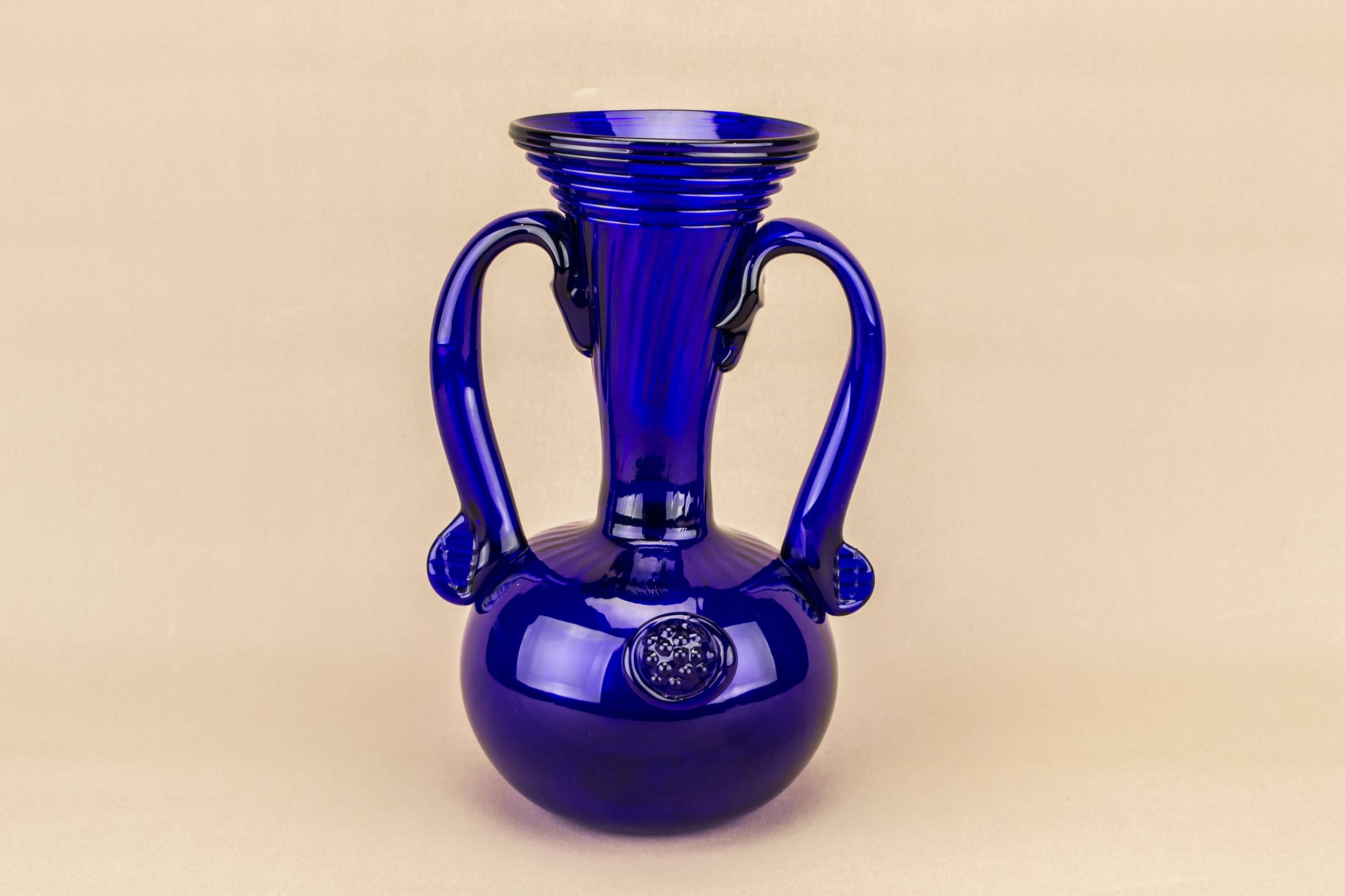 Attractive Glass Small — Blue glass vase