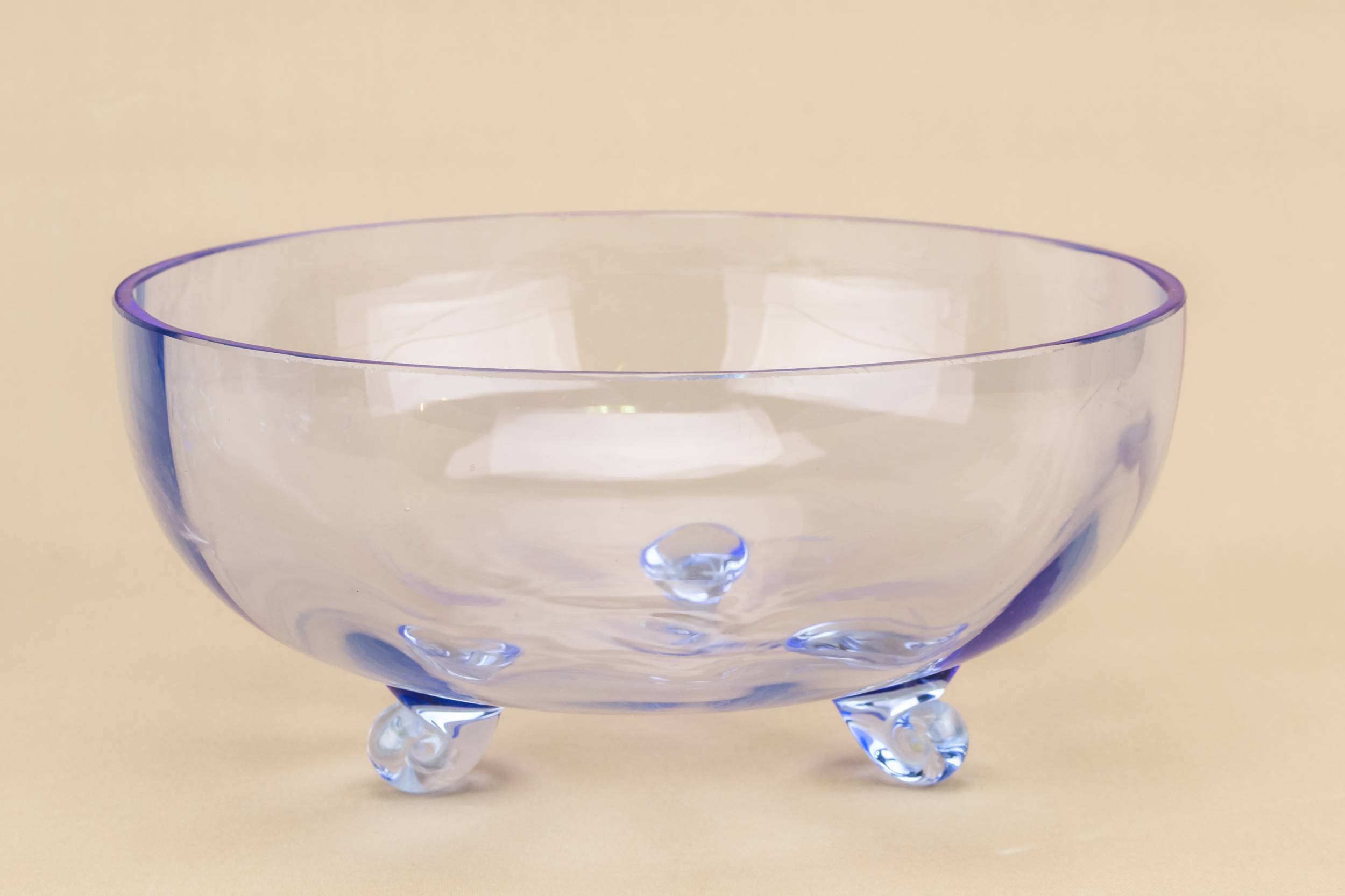 Elegant Vintage Minimalist — Blue glass dessert set 1