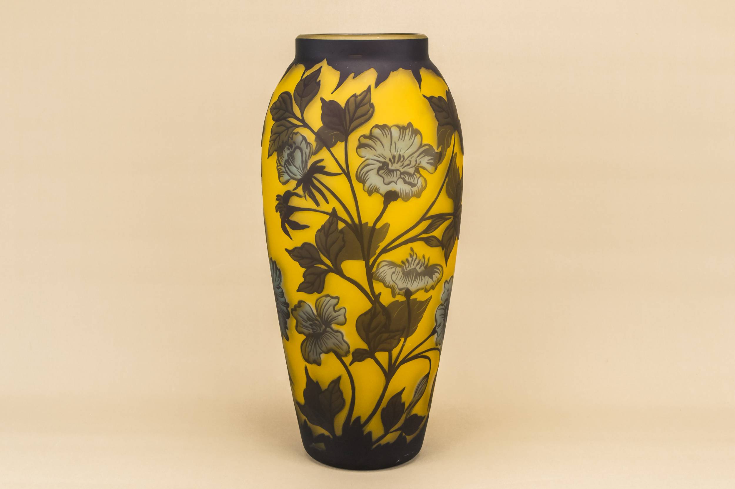 Large Yellow Glass — Large yellow glass vase 3