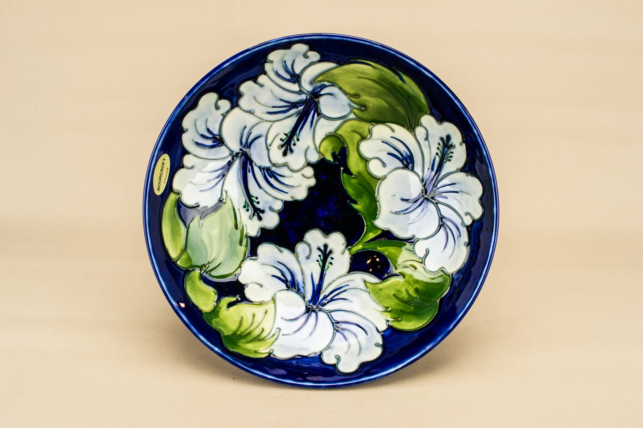 Retro Elegant Moorcroft — Moorcroft Hibiscus bowl