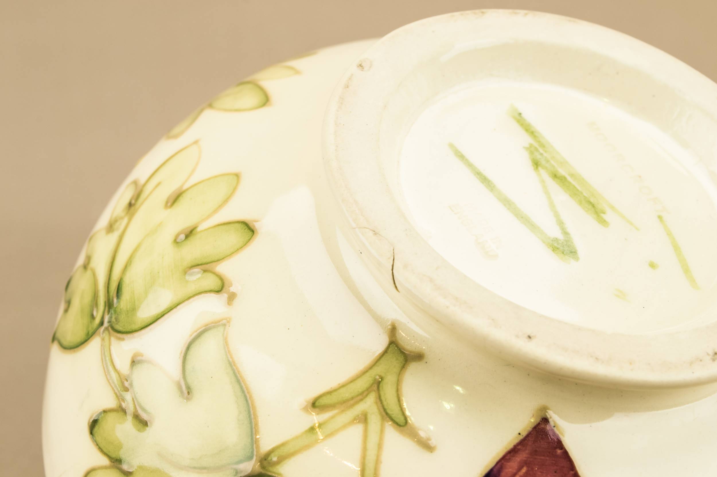 Ceramic Vintage 6.1'' — Moorcroft Columbine bowl 5