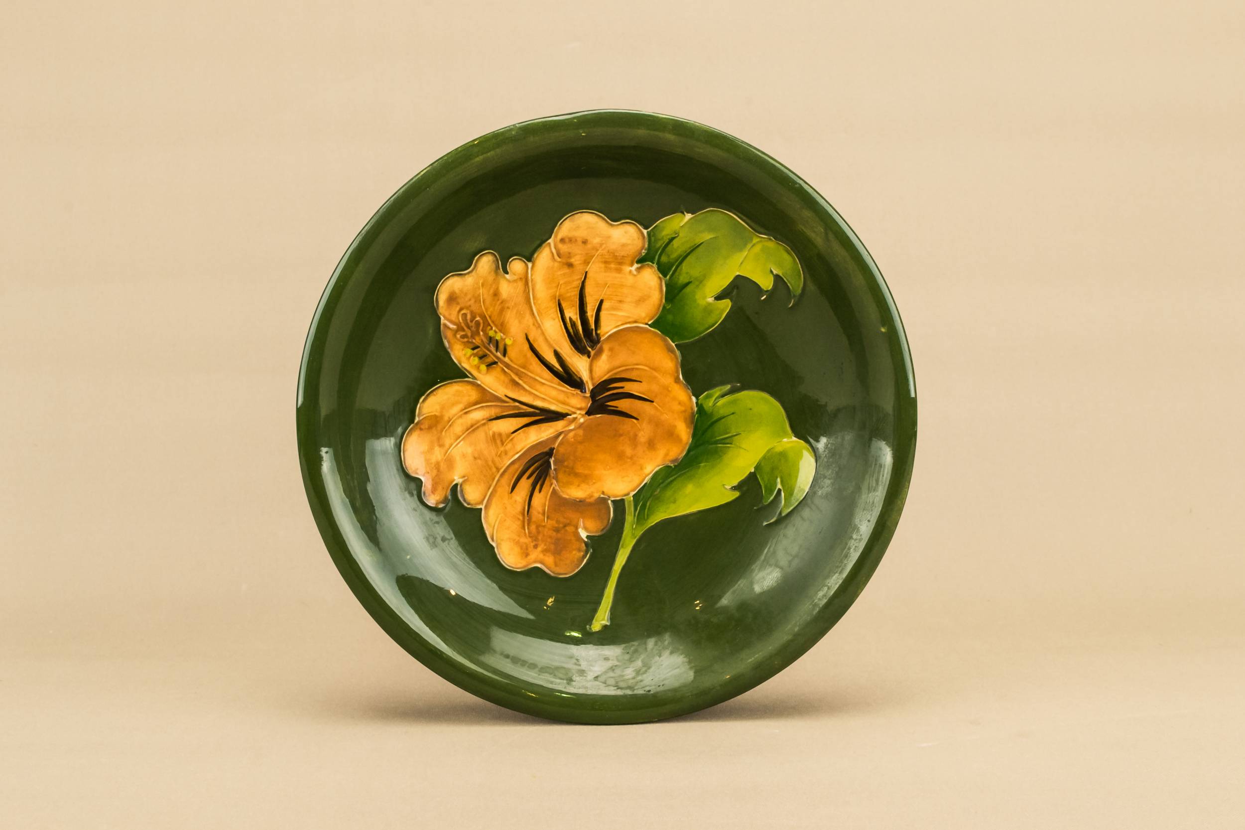 Ceramic Vintage Floral — Moorcroft Hibiscus bowl