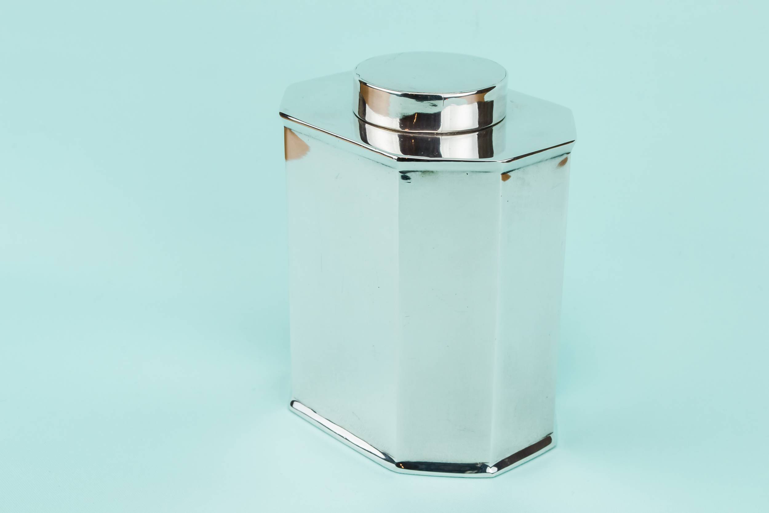 Vintage Elegant TEA — Silver plated tea box 2