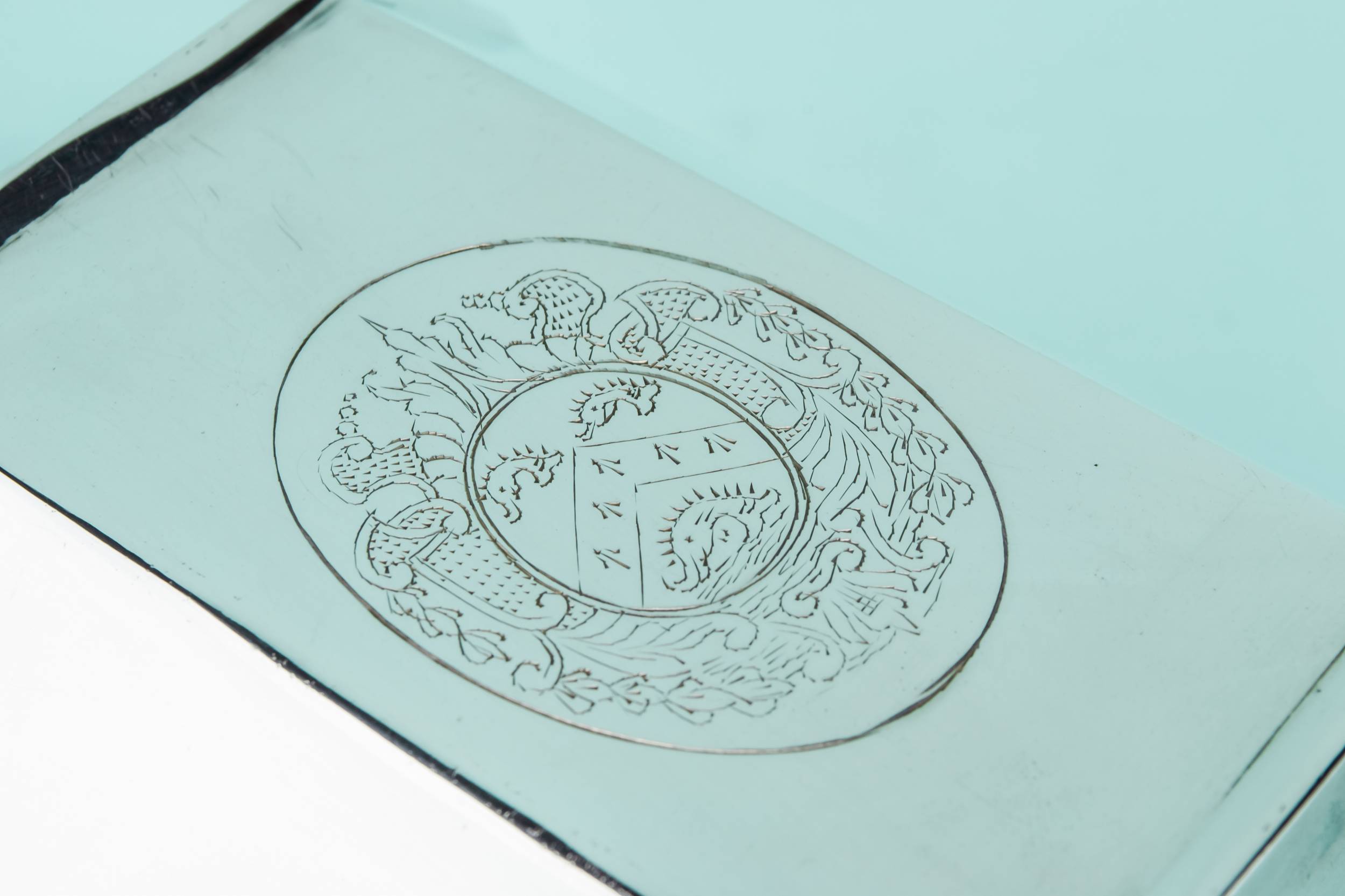 Vintage Elegant TEA — Silver plated tea box 5
