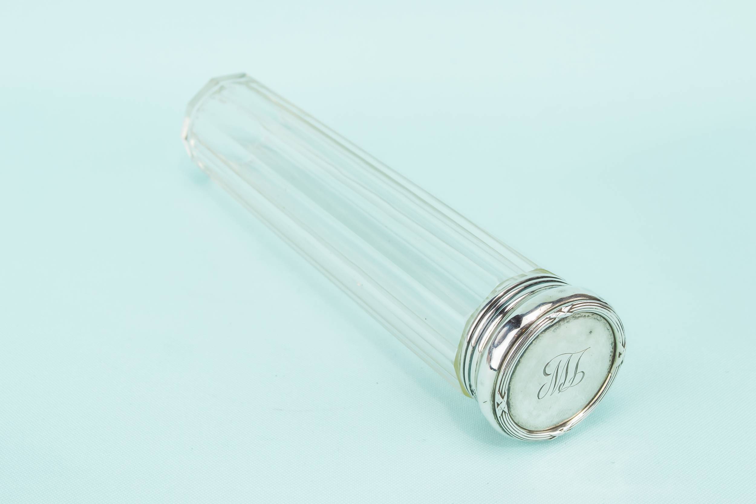 Antique Traditional Sterling — Silver dressing table bottle