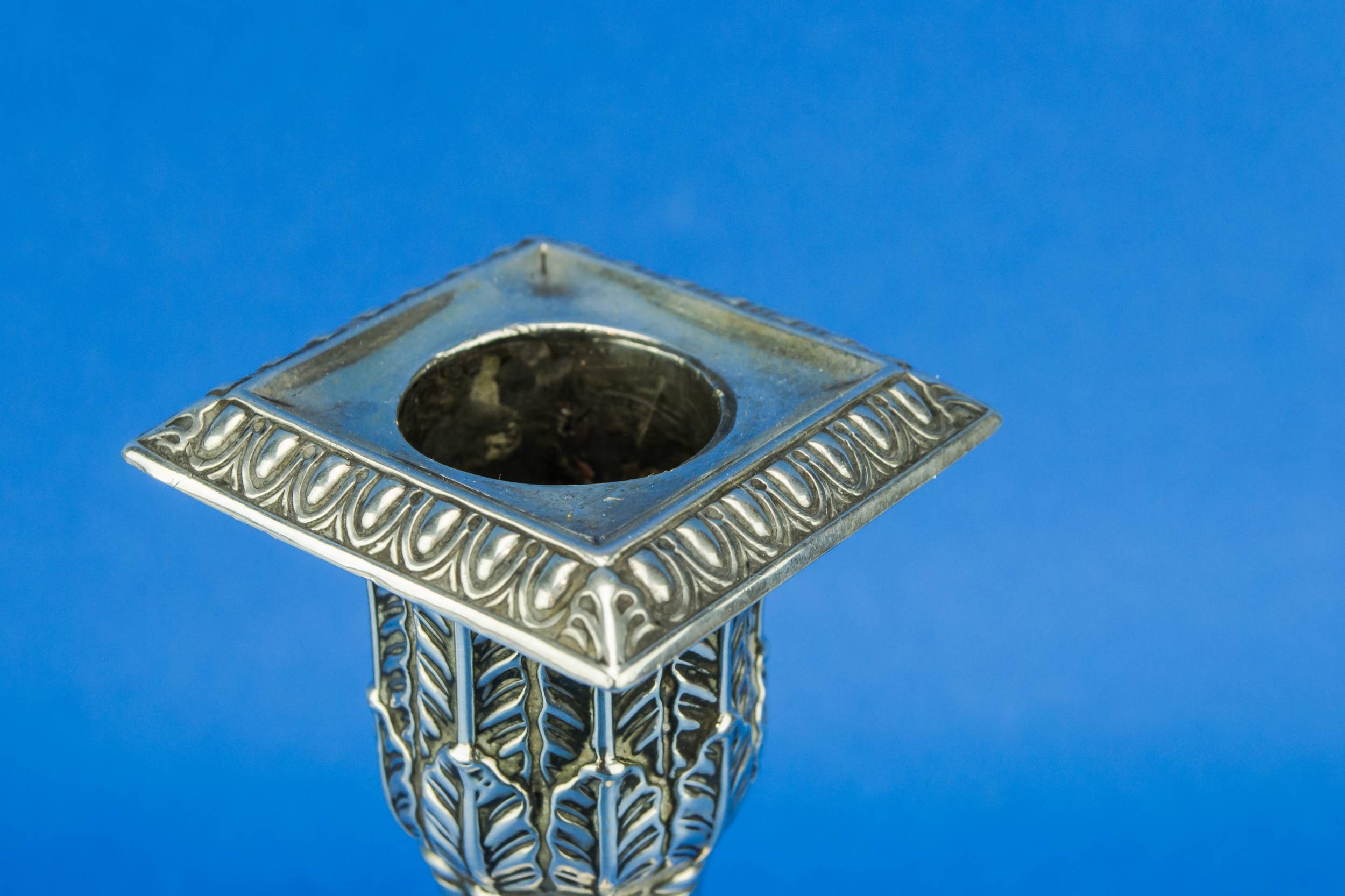 Antique Sterling Silver — Sterling silver candlesticks 2