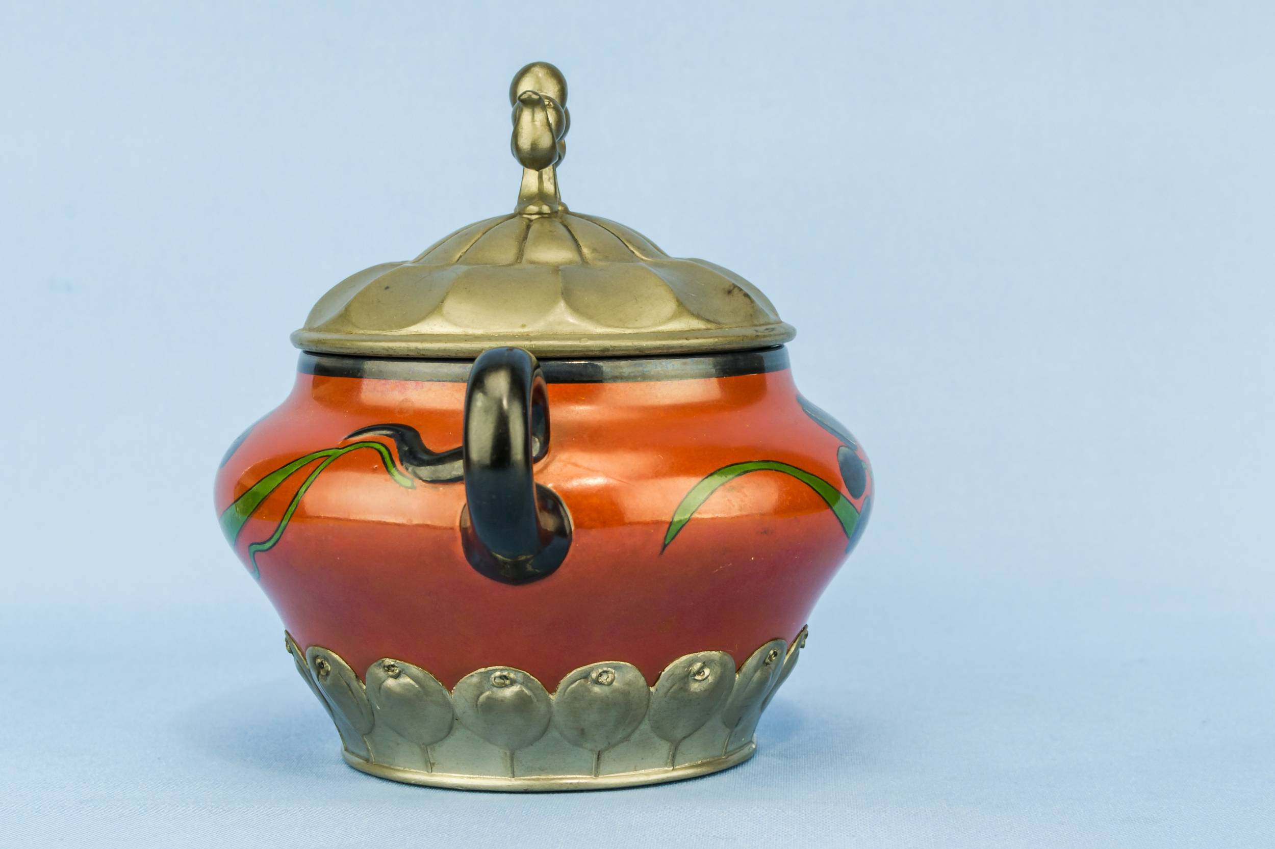 Ceramic Art Nouveau — Art Nouveau sugar bowl 1