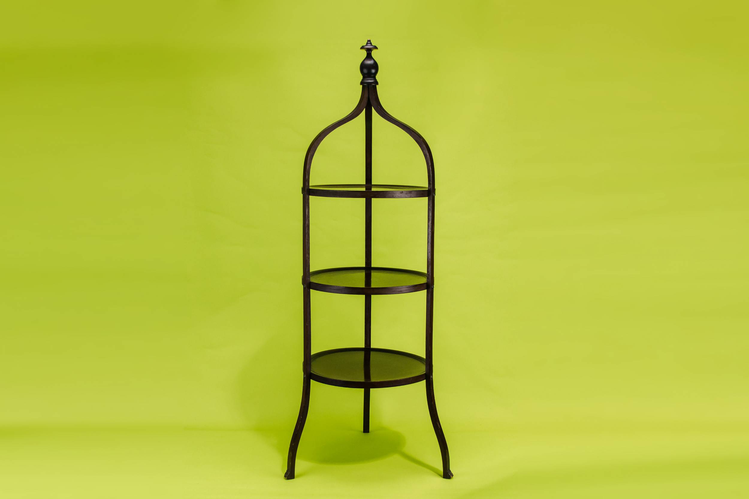 Antique Elegant Mahogany — Mahogany 3 tier tea stand