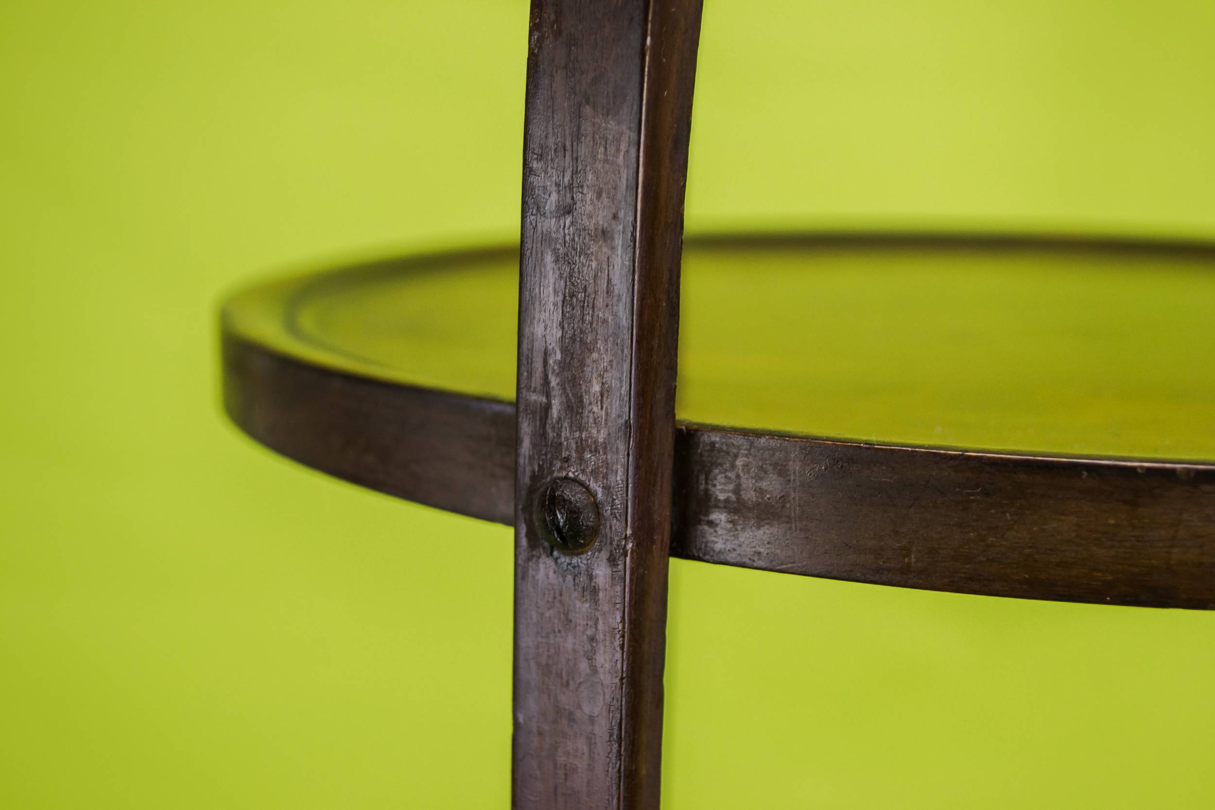 Antique Elegant Mahogany — Mahogany 3 tier tea stand 3