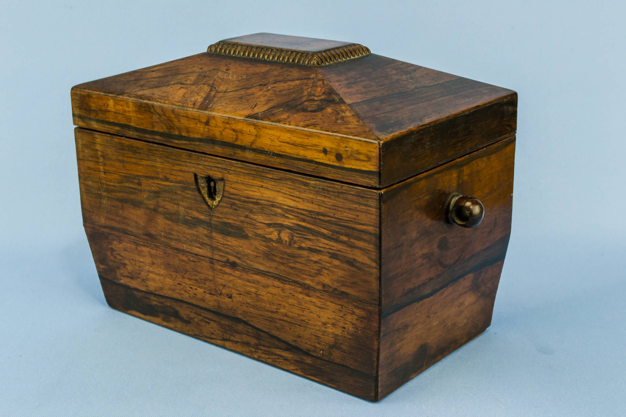 Shabby Chic Rosewood — Mahogany tea box 1