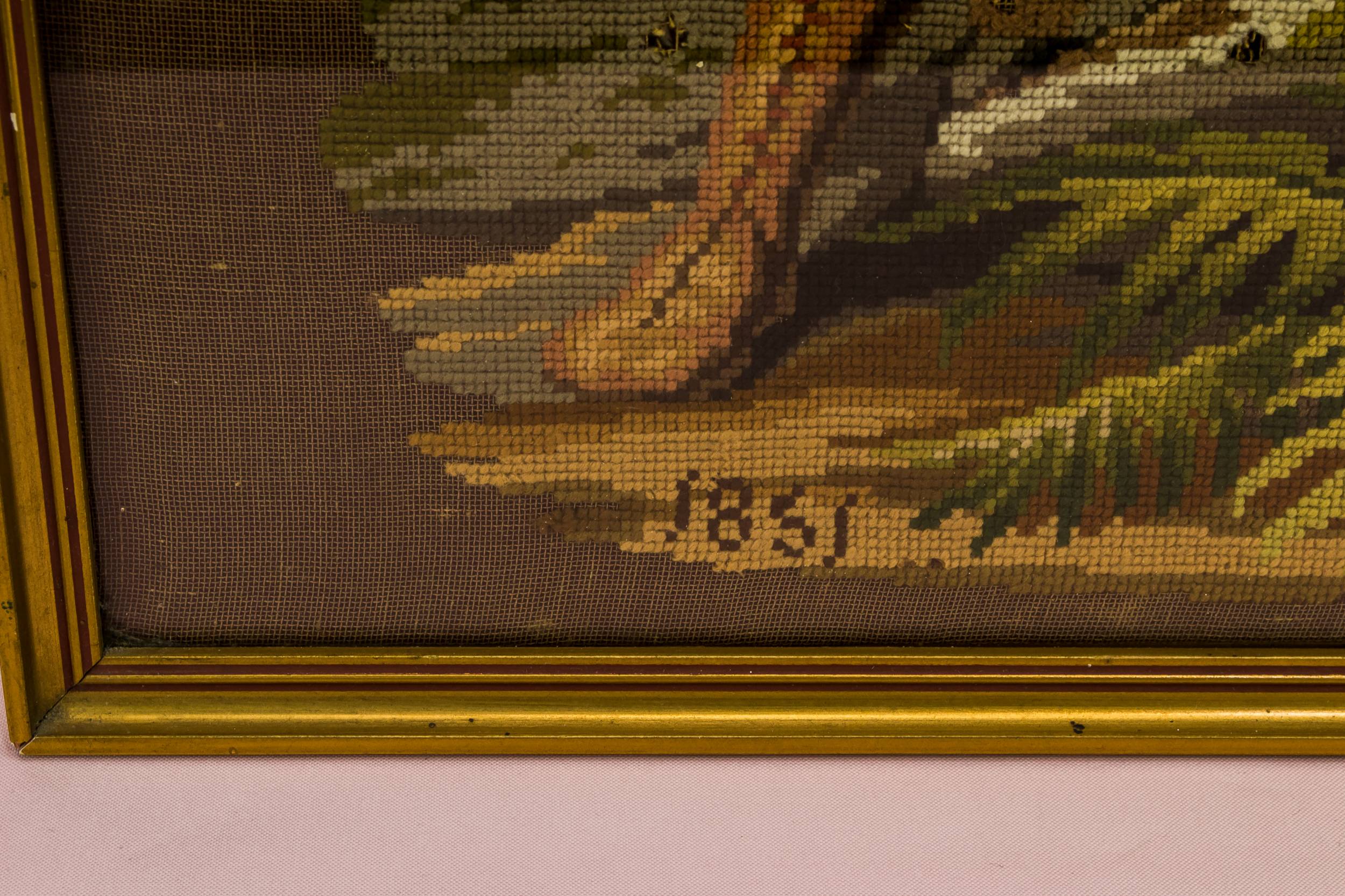 Large Sampler Woolwork — American Indian sampler 3