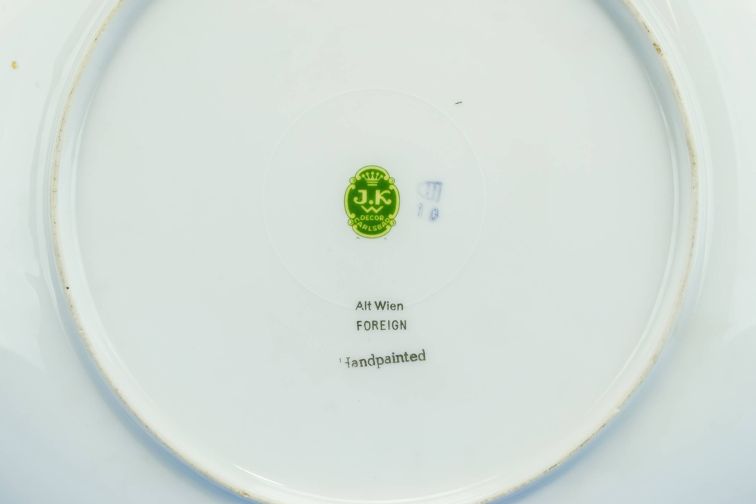 Luxurious Neo-classical 10.2'' — Decorative crimson plate 2