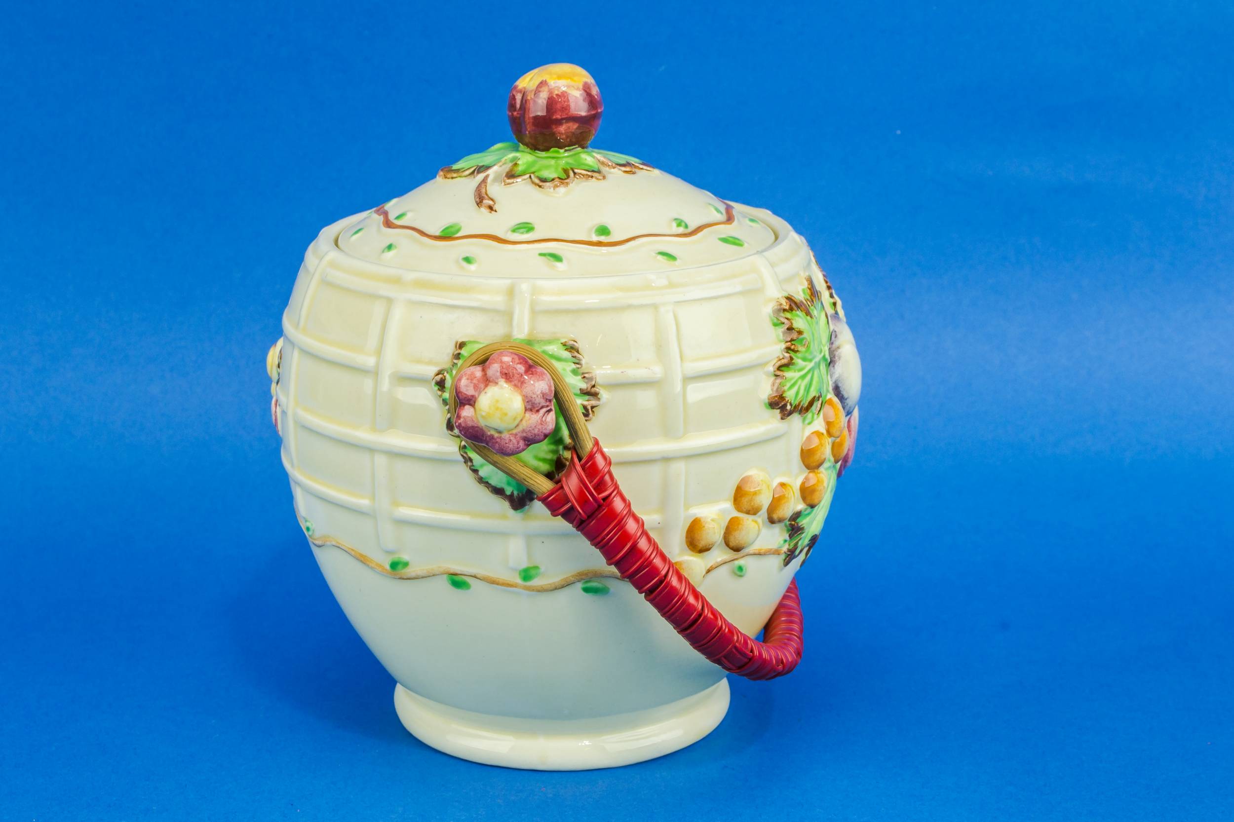 Vintage Colourful Fruits — Colourful storage jar 1