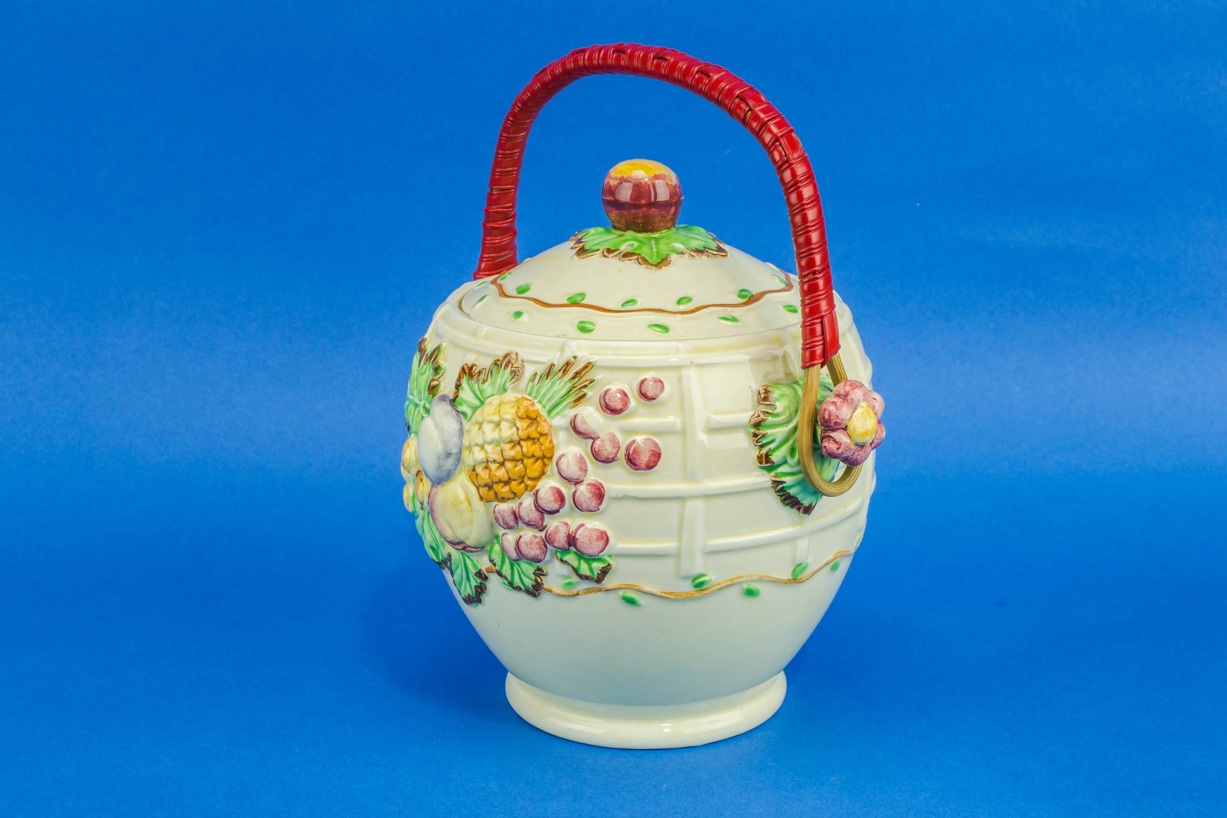 Vintage Colourful Fruits — Colourful storage jar 2