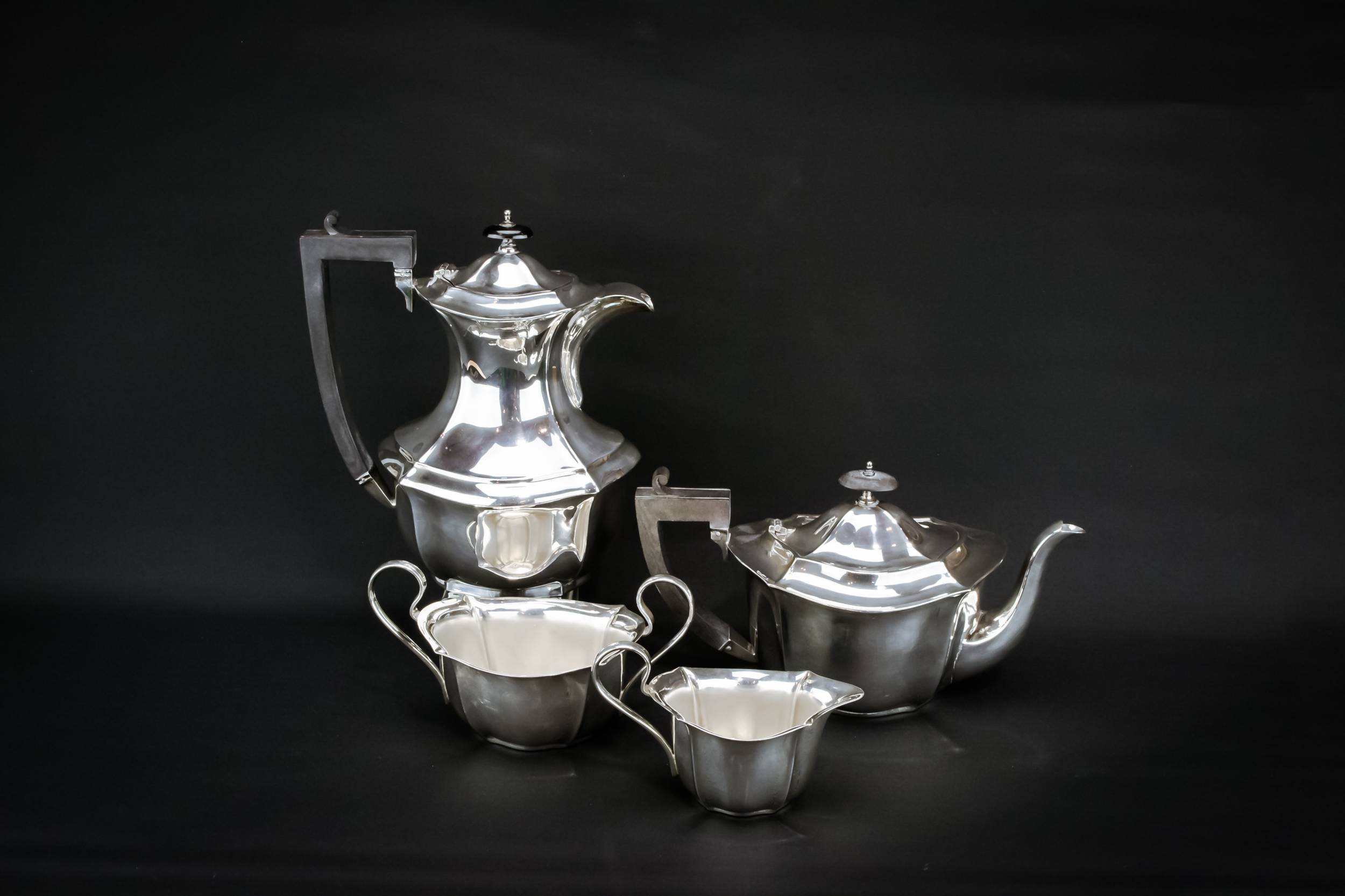 Silver Plated Tea — Silver tea and coffee set