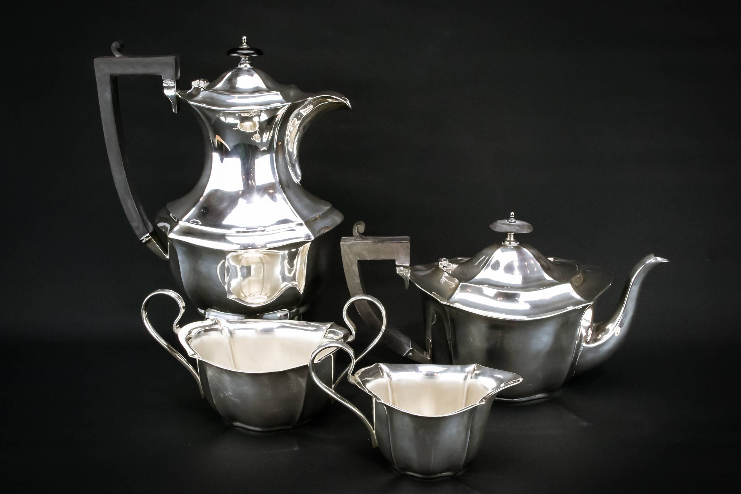 Silver Plated Tea — Silver tea and coffee set 5