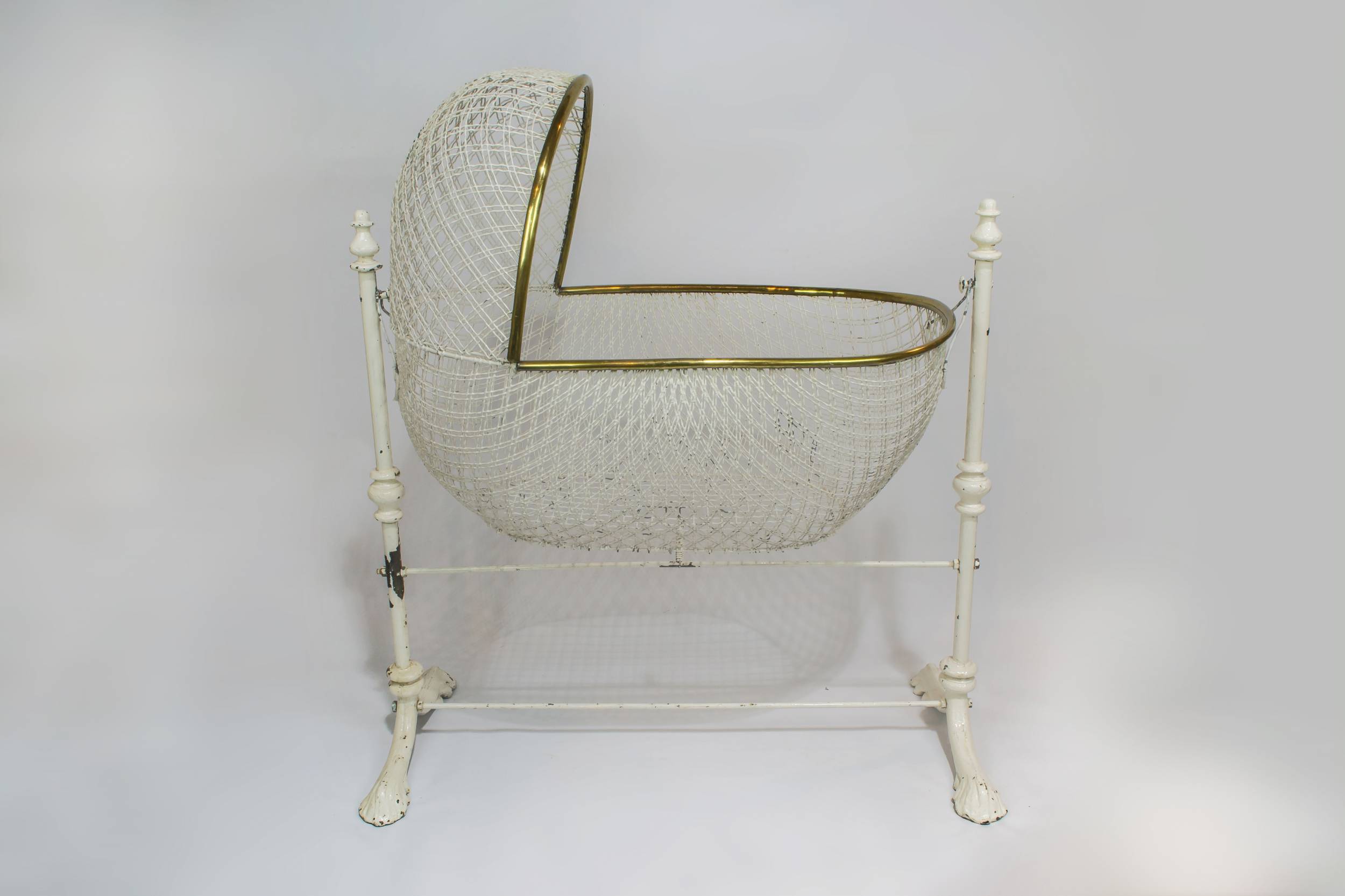 Metal Grand Scrolls — Suspended baby bed