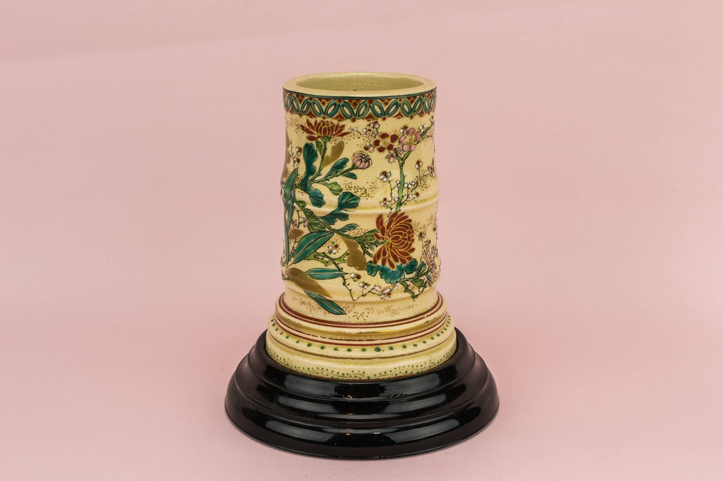 Satsuma Antique Floral — Small Satsuma vase
