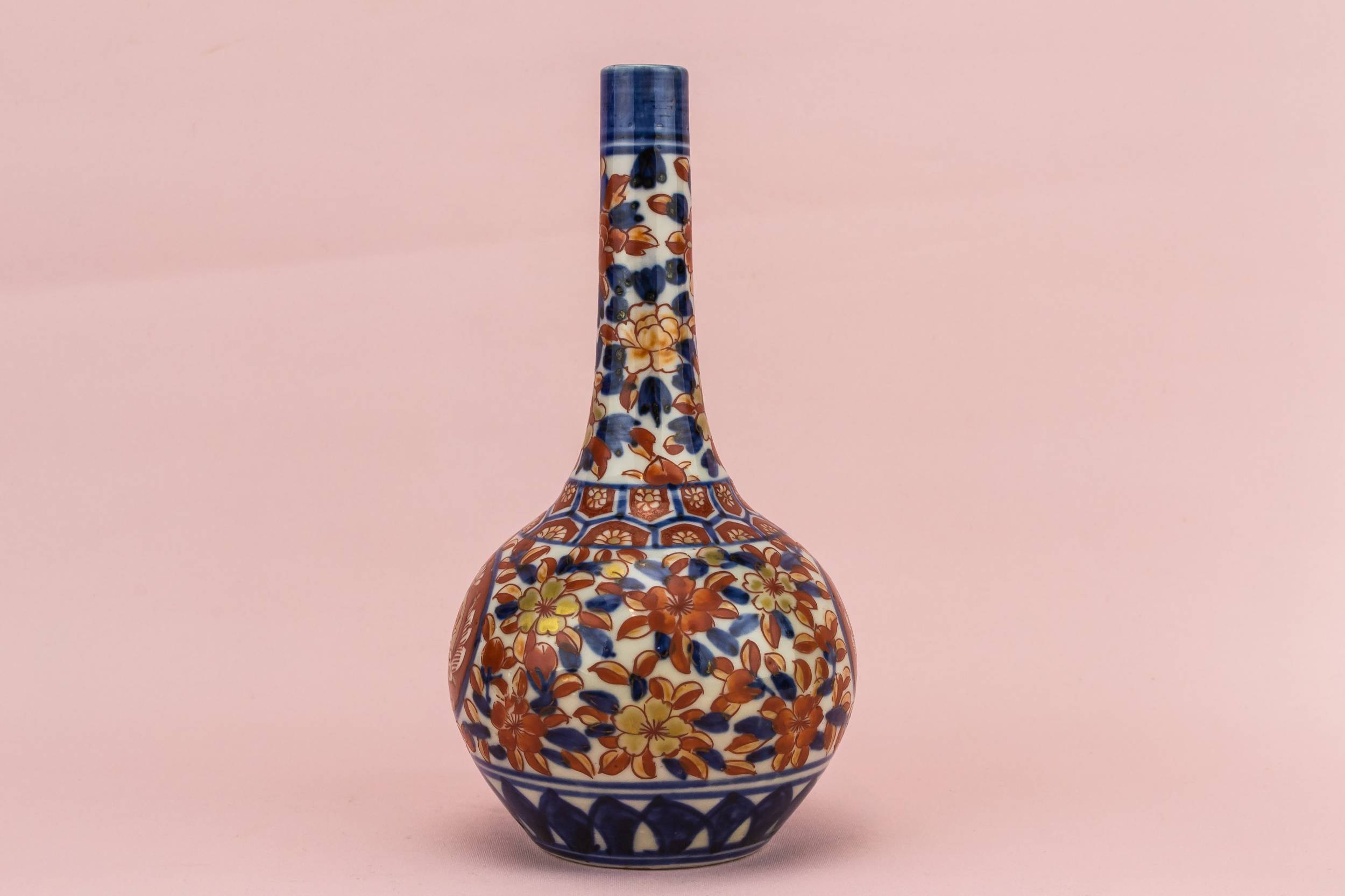 Classical Antique Floral — Small bottle vase 4
