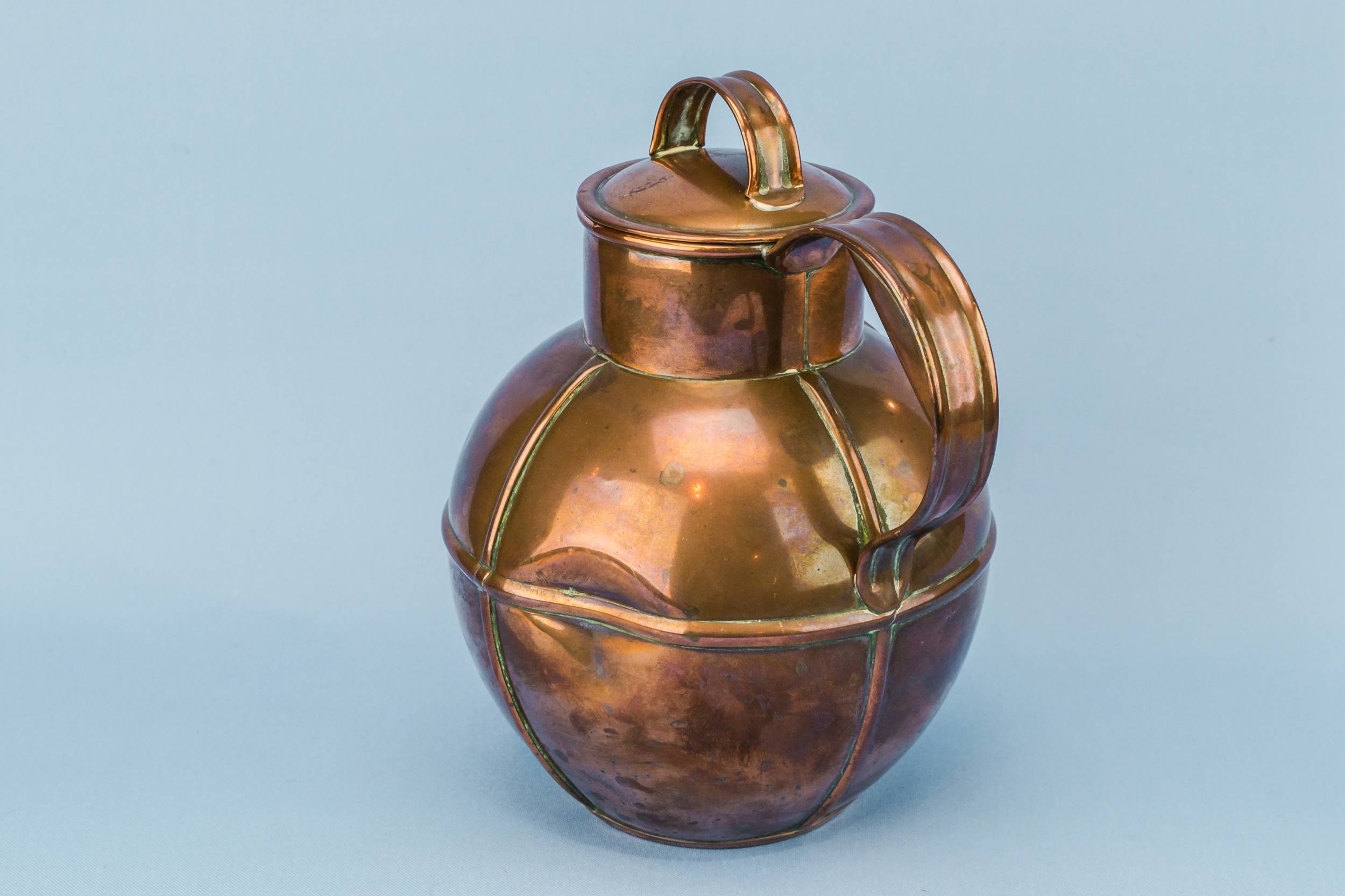 Arts Crafts Antique — Rustic olive oil jug 1