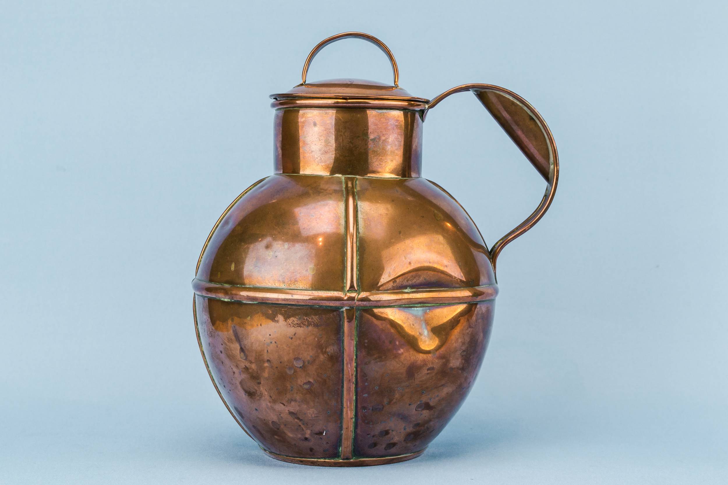 Arts Crafts Antique — Rustic olive oil jug 2