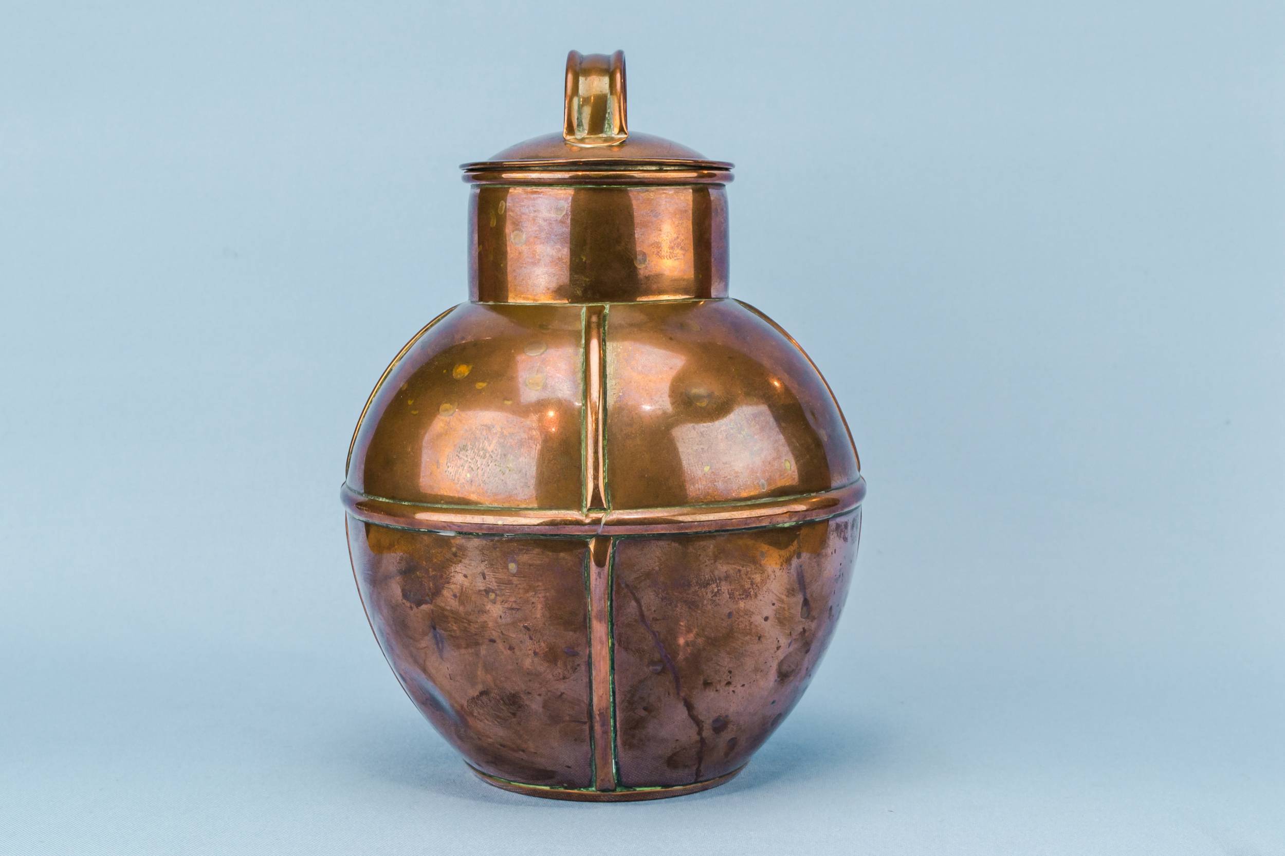 Arts Crafts Antique — Rustic olive oil jug 3