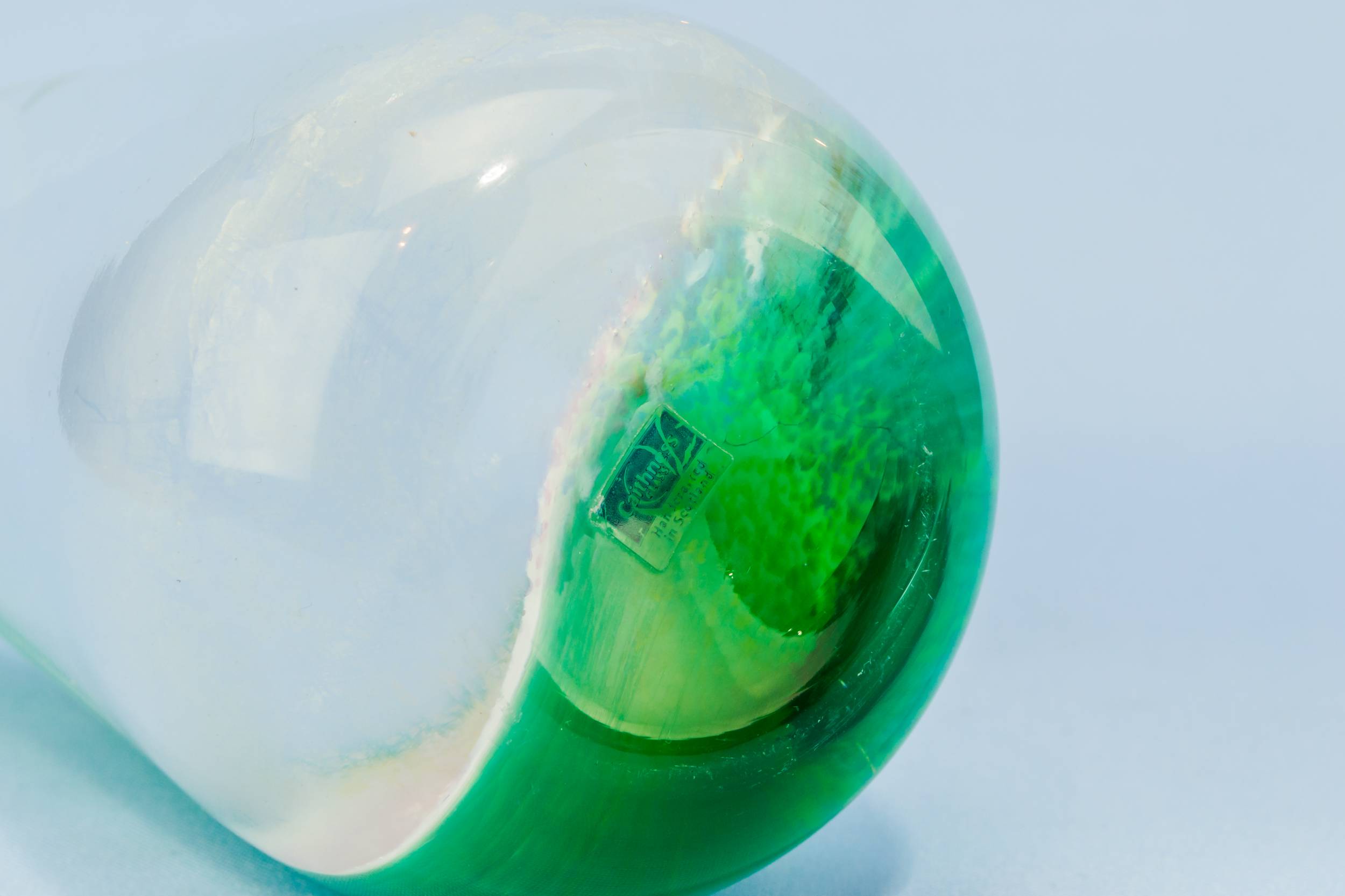 Glass Classical Abstract — Caithness glass vase 2